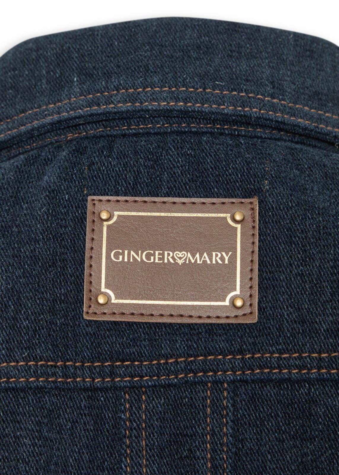 Dark Denim Bomber Jacket (3253548) | Ginger Mary