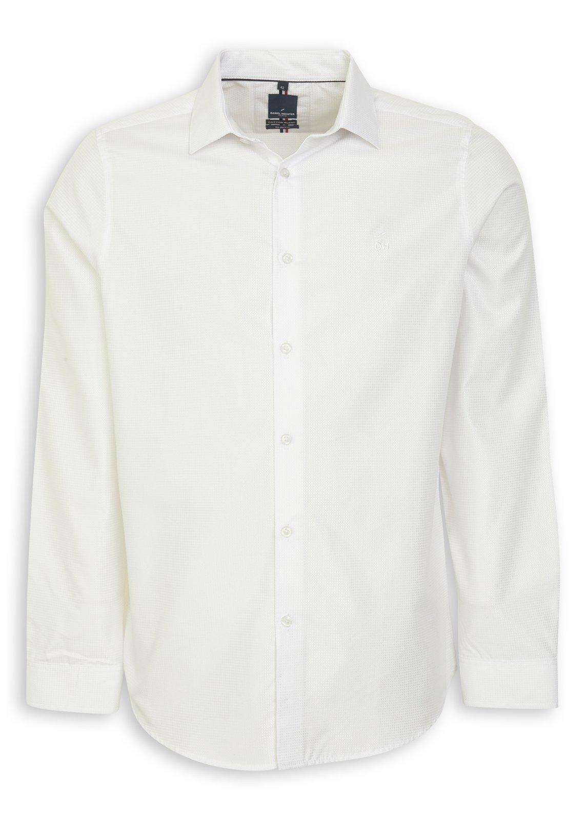 White Slim Fit Shirt (3254785) | Daniel Hechter