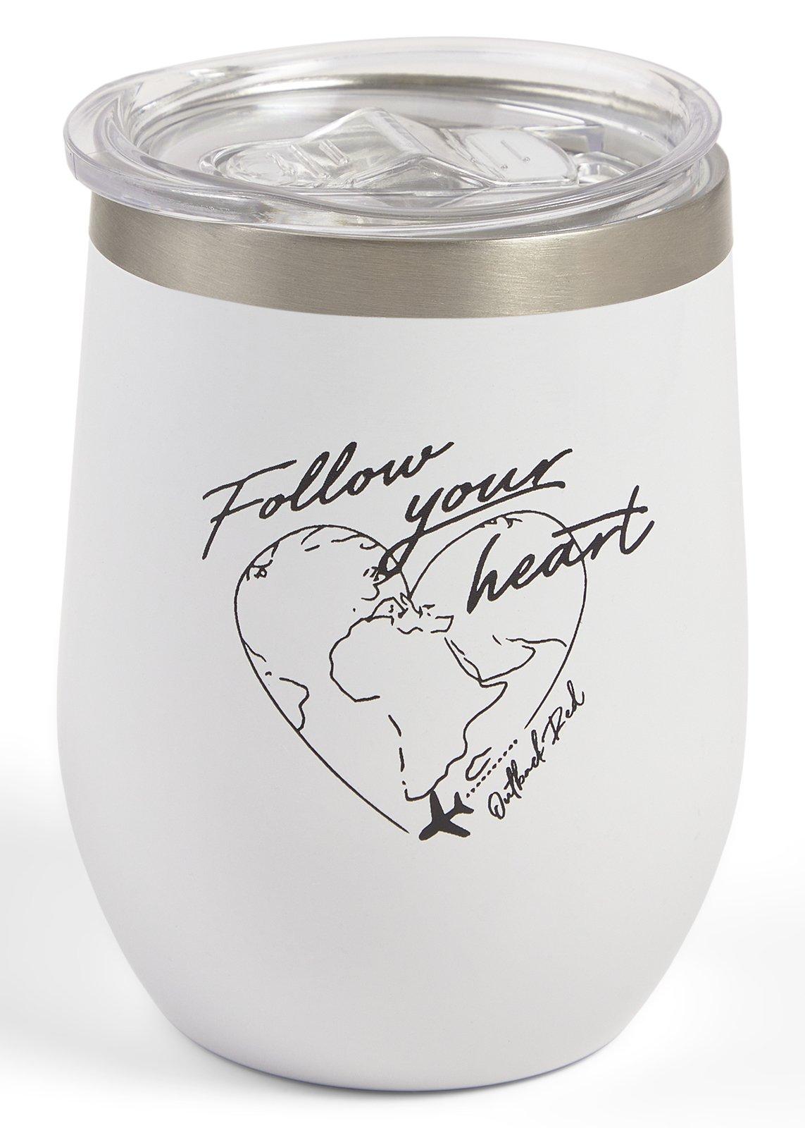 White Steel Travel Coffee Cup (3254793) | OUTBACK RED