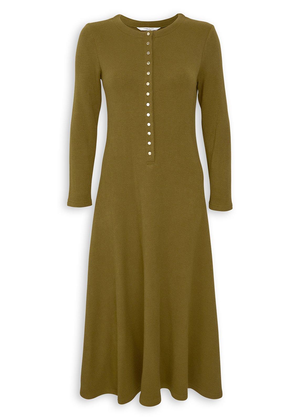 Olive Green Knit Column Dress (3254845) | Truworths