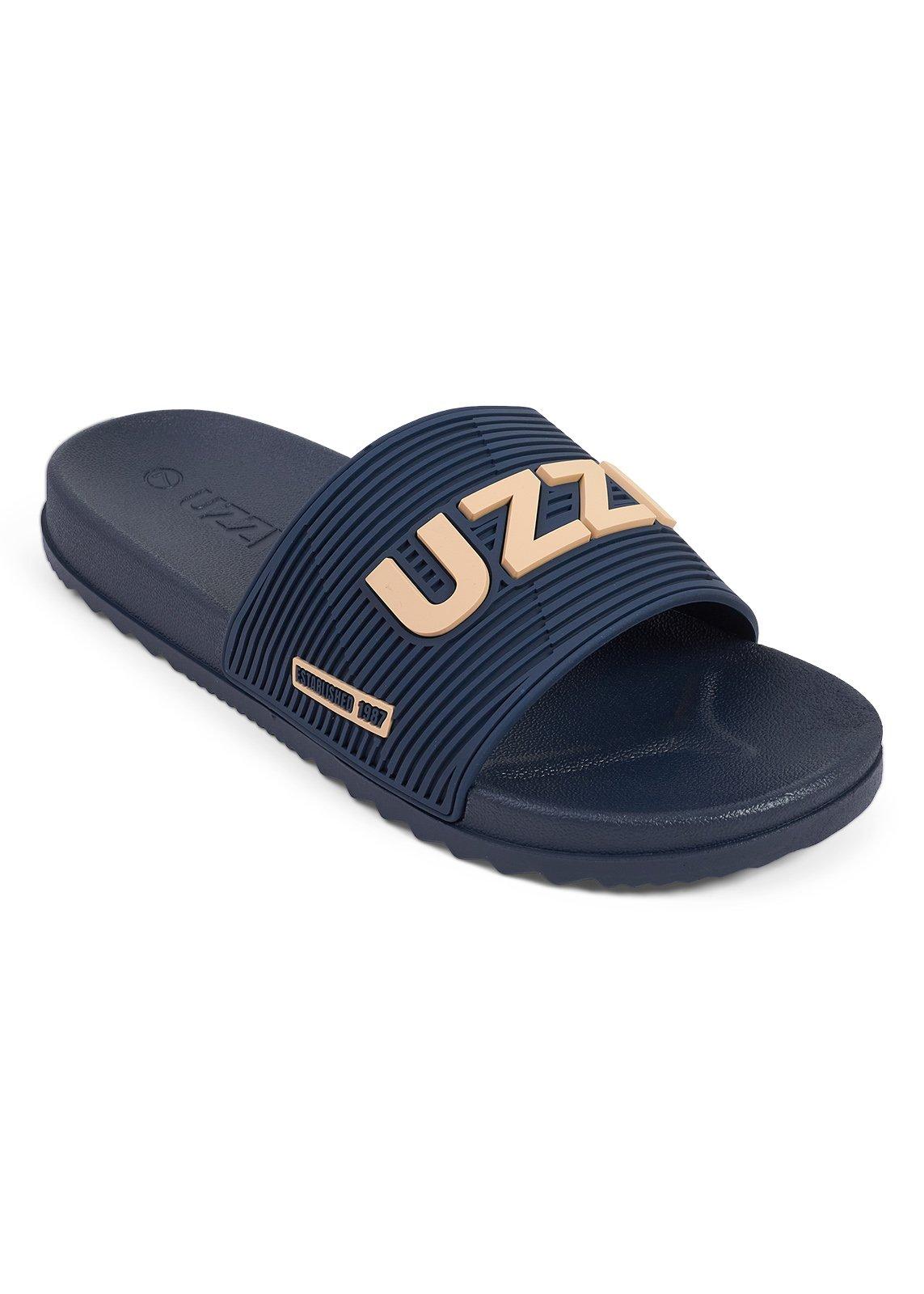 Navy Pool Slides (3255315) | UZZI