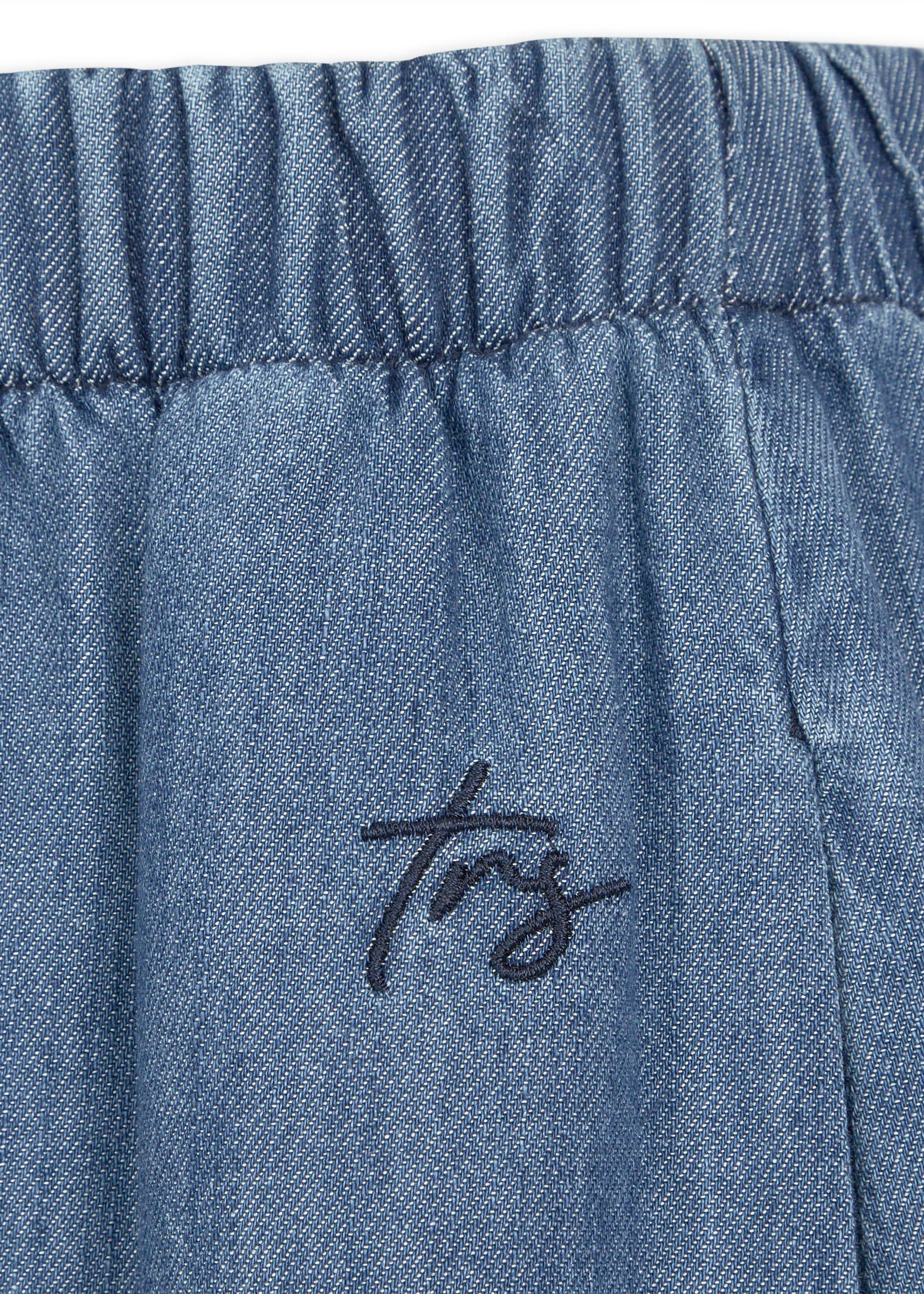 Blue Chambray Denim Harem Culottes (3255350) | TRS