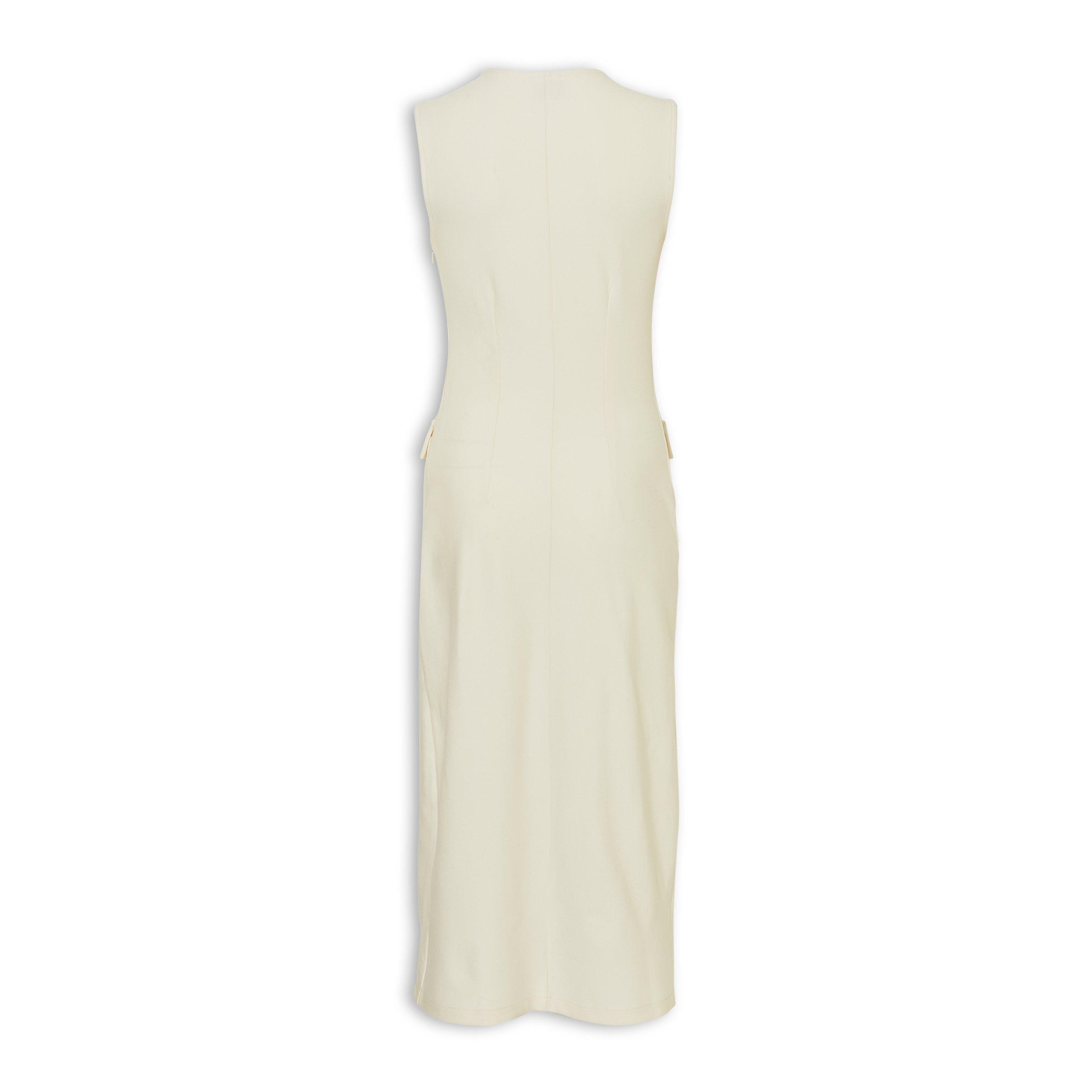 Cream Bodycon Midi Dress (3255403) | X&O Ladies