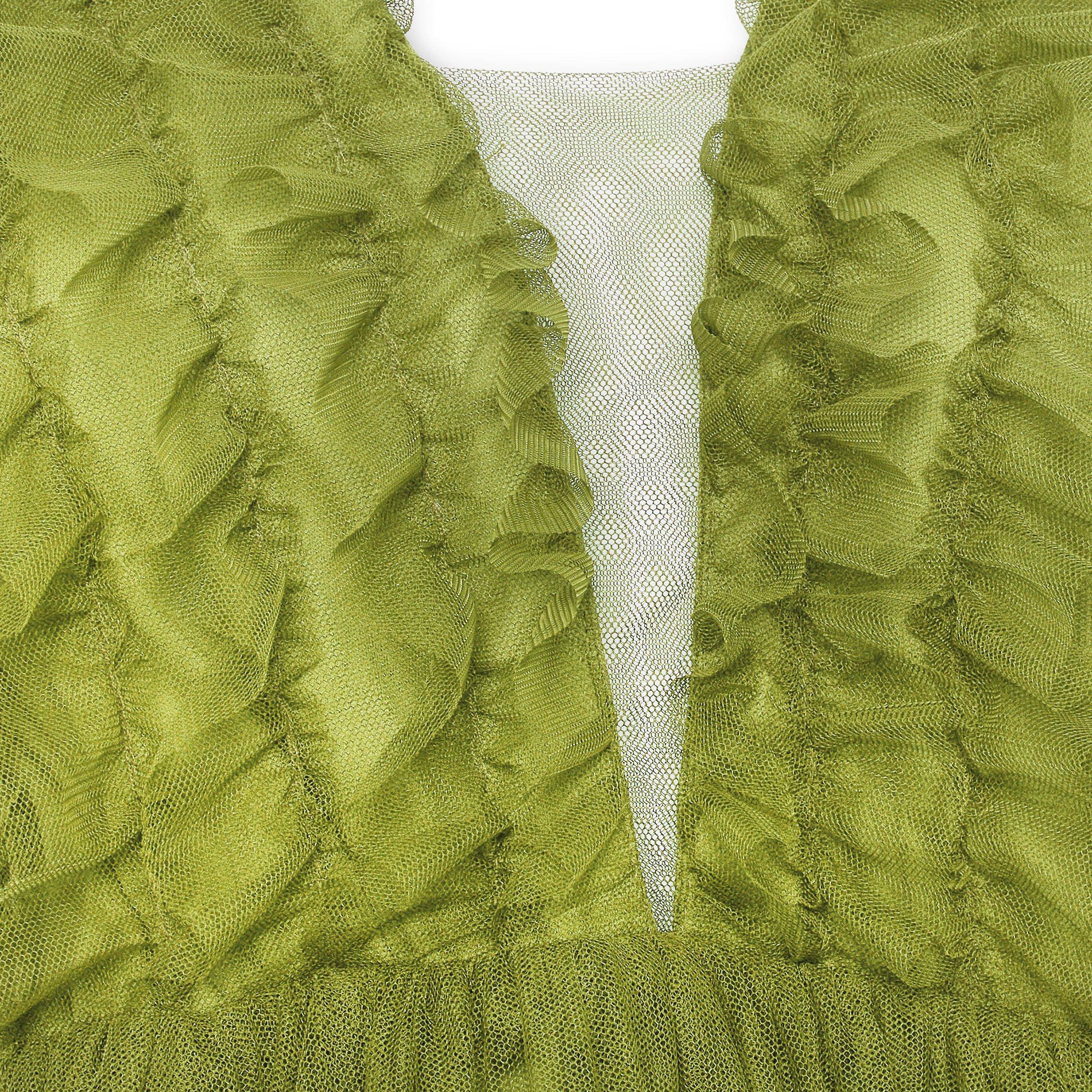Green Ruffle Tulle Dress (3255832) | Ruald Rheeder Ladies