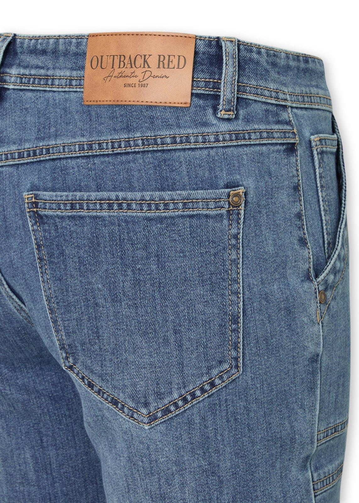 SECTION DROP FLERE DENIM 44 OURS 深水 Blue Utility Drawcord Denim Jeans (3255964) | OUTBACK RED