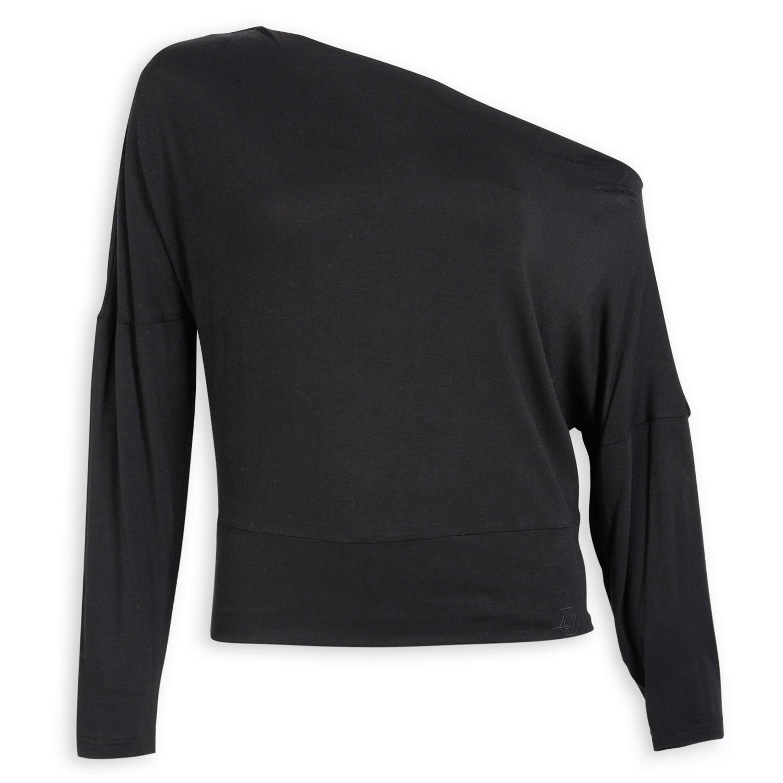 Black Off Shoulder Top (3256204) | Identity