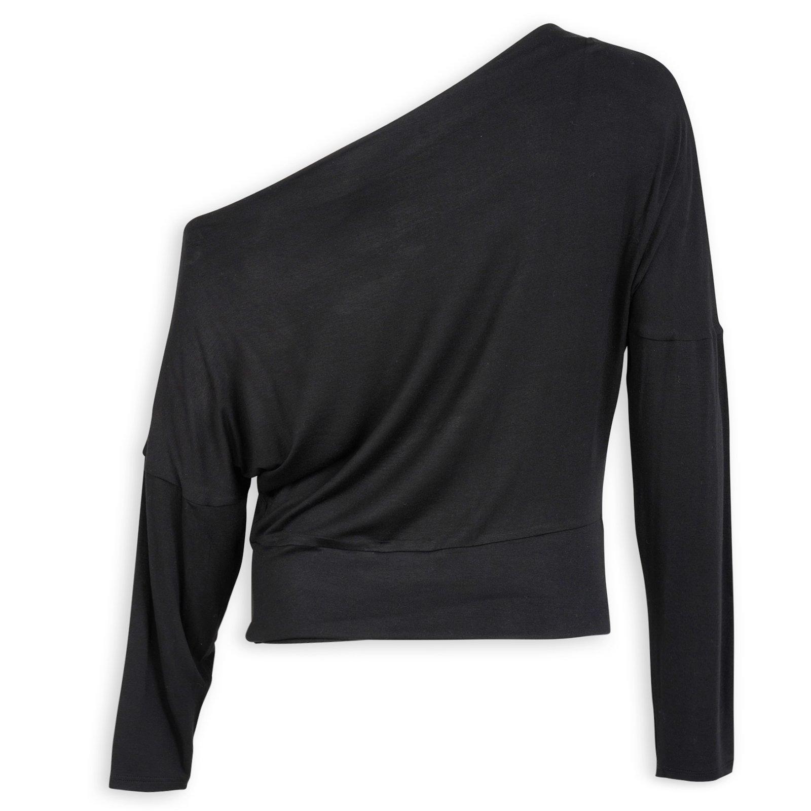Black Off Shoulder Top (3256204) | Identity