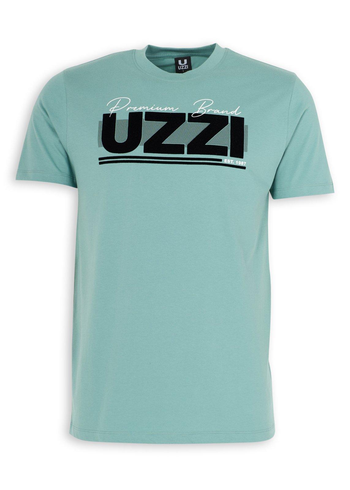 Uzzi Premium Branded Graphic T-Shirt in Teal | T-Shirts | Truworths