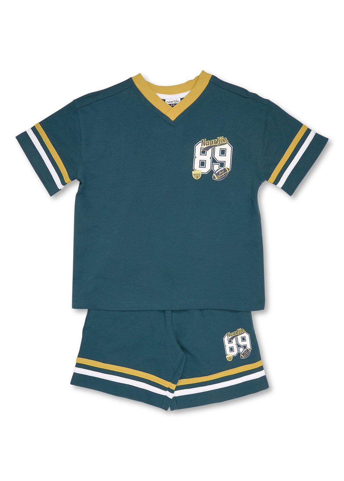 Kid Boys Teal T-shirt and Shorts Set