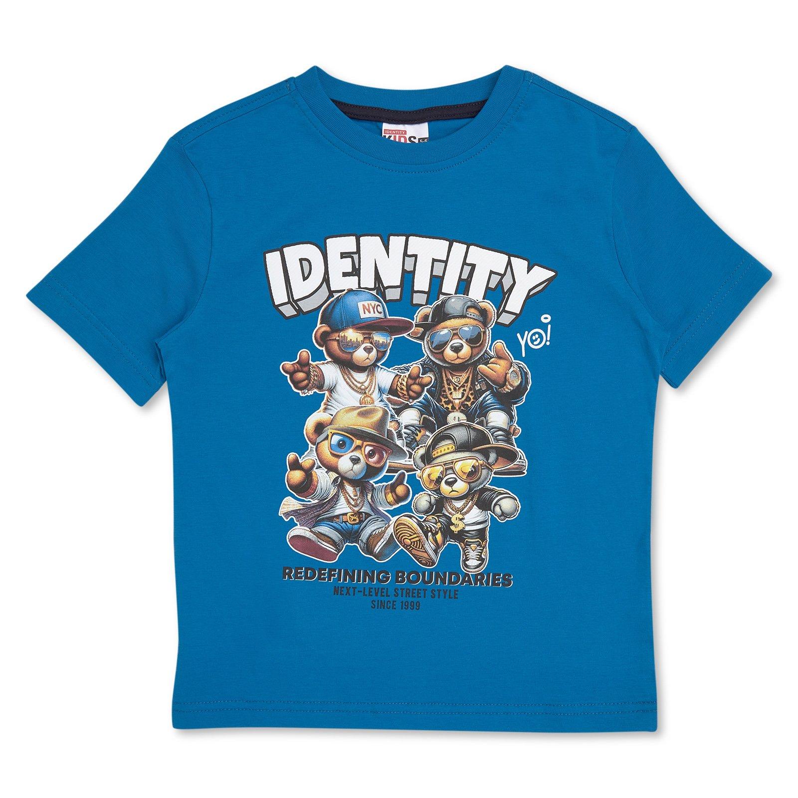 Kid Boys Graphic Turquoise T-Shirt (3256860) | Identity
