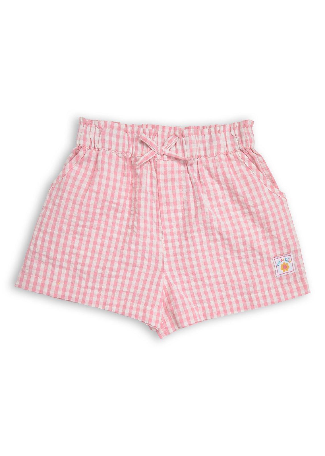 Kid Girls Pink Gingham Shorts
