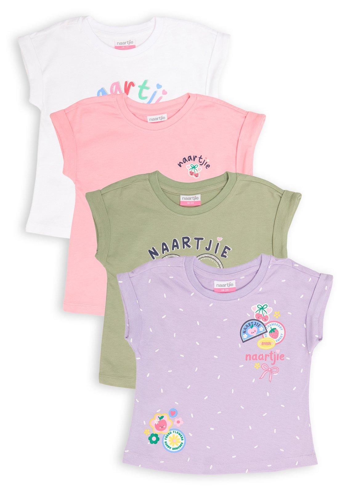 Baby Girls 4-pack T-shirts
