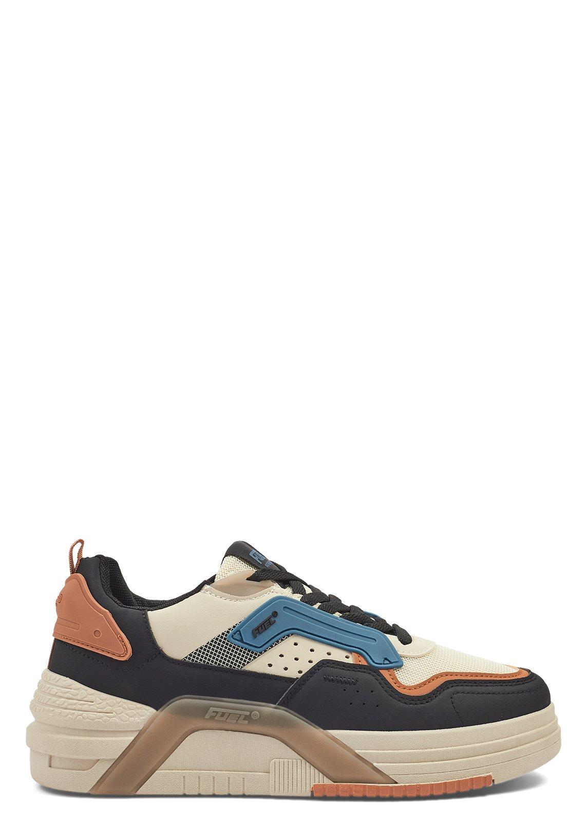 Beige Lace-up Bucket Sneakers (3257480) | Fuel
