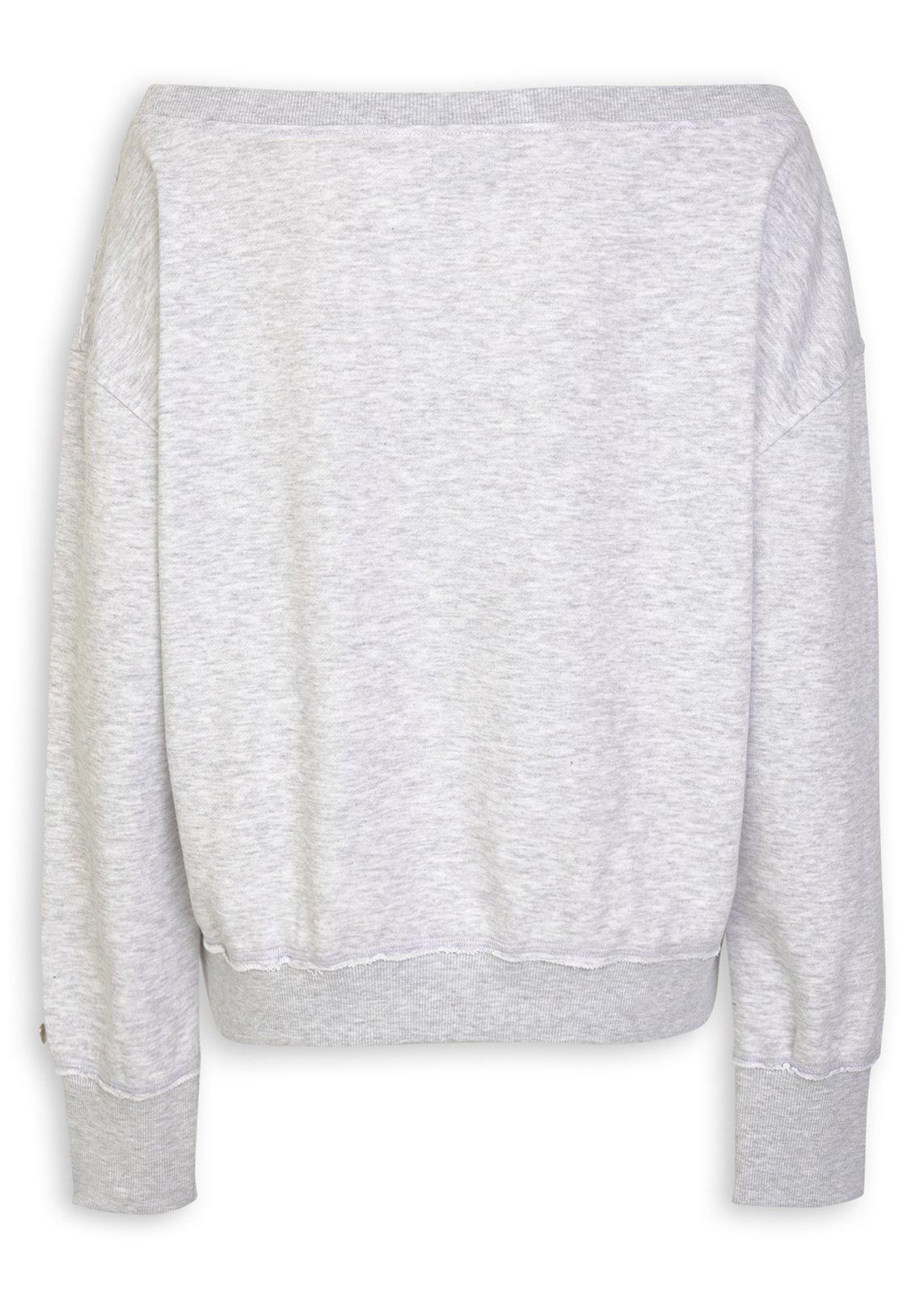 Grey Off Shoulder Sweat Top (3258058) | OUTBACK RED Sport