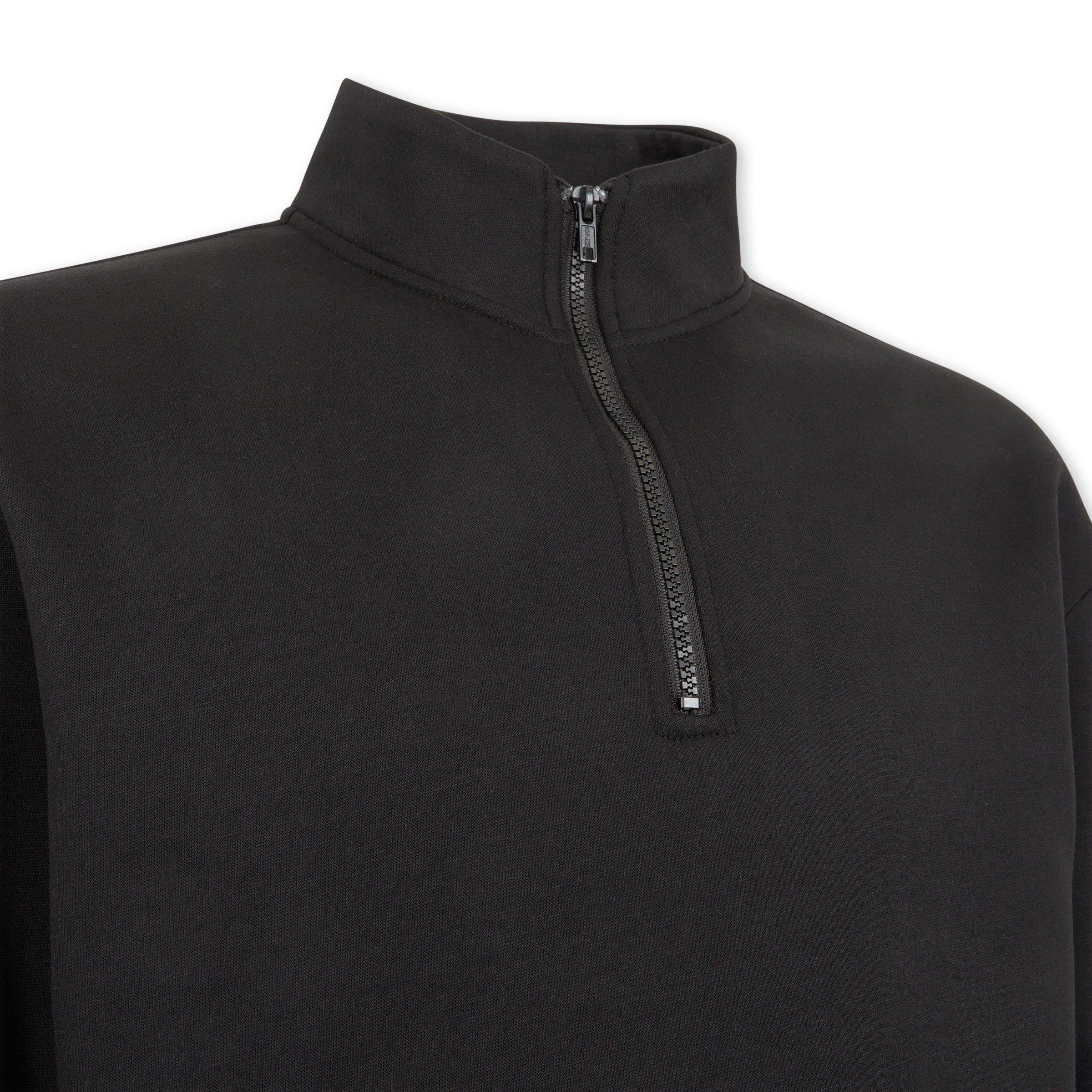 Black Quarter-zip Sweatshirt (3258222) | Identity