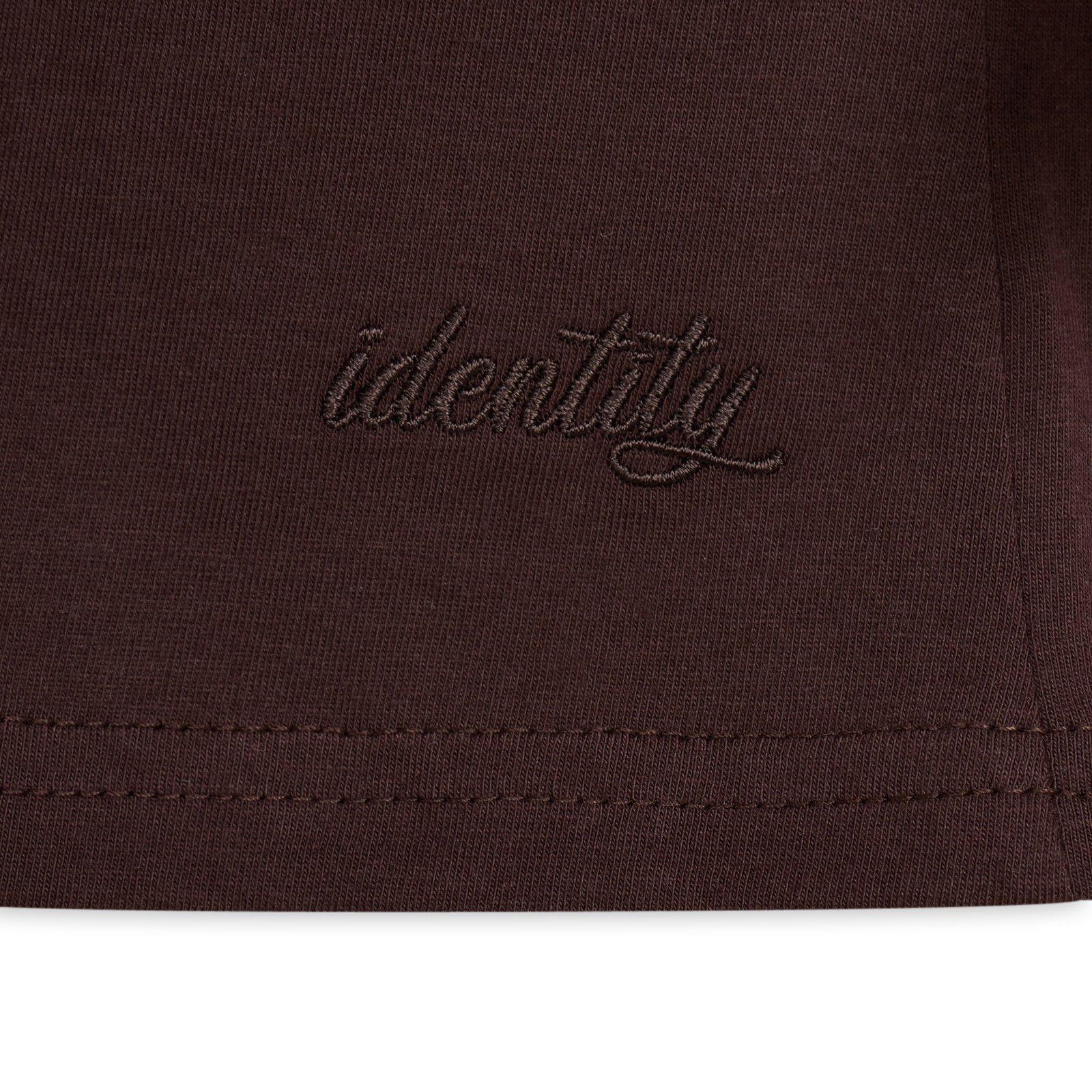 NICENESS COHEN ウールTシャツ ブラウン　size M Chocolate Brown Longer Length T-Shirt (3258373) | Identity