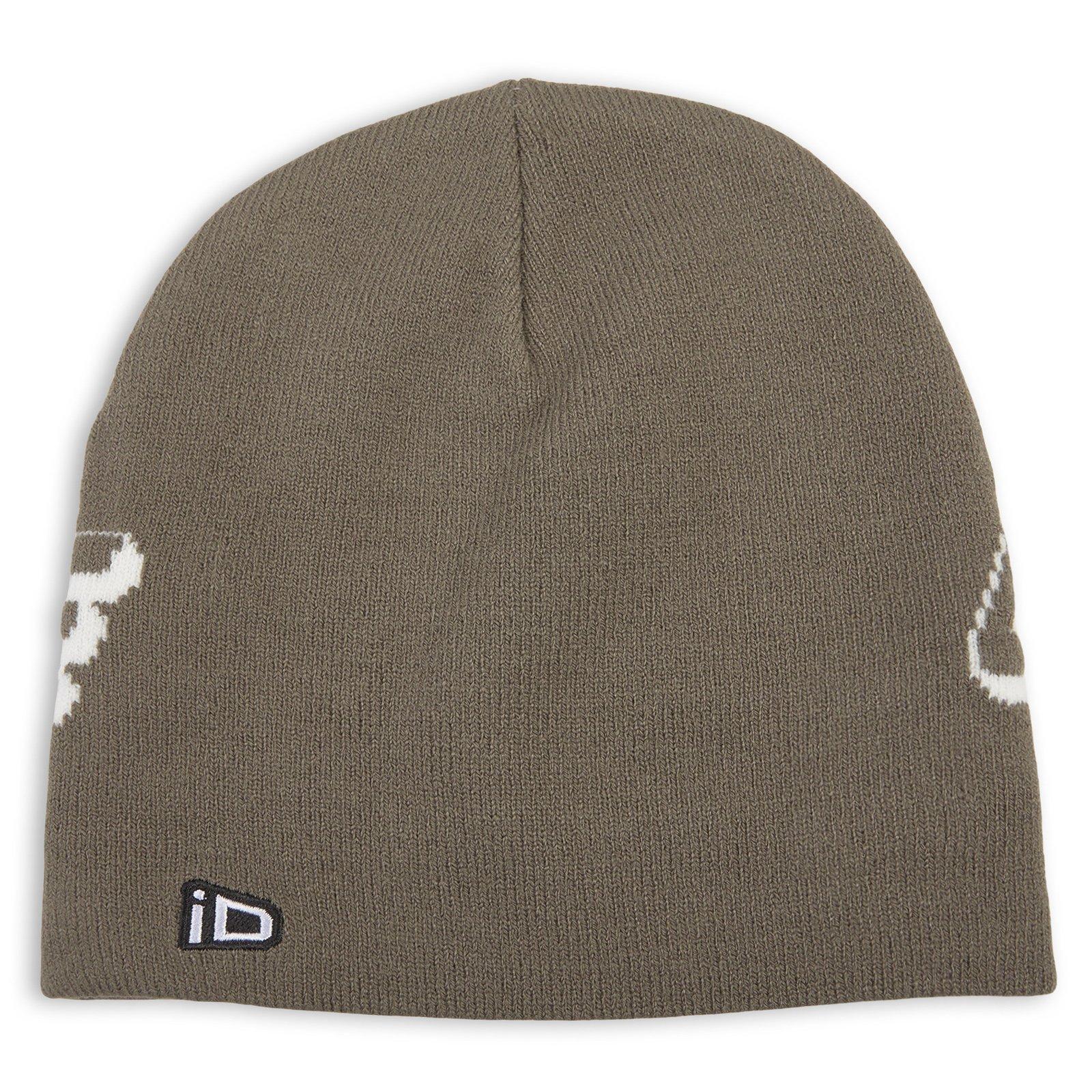 Taupe Jacquard Skull Beanie (3259144) | Identity