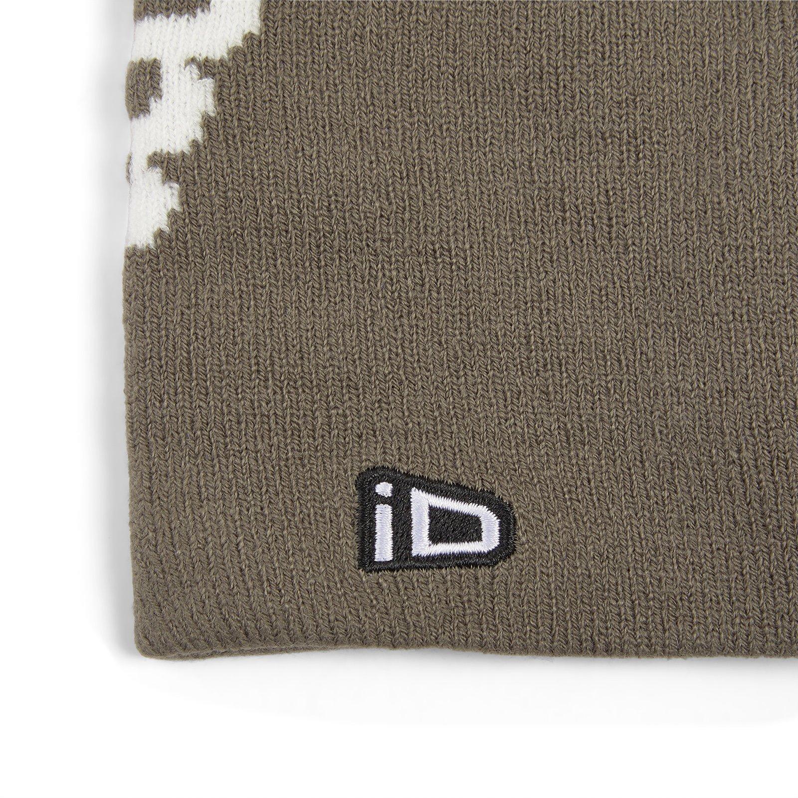 Taupe Jacquard Skull Beanie (3259144) | Identity