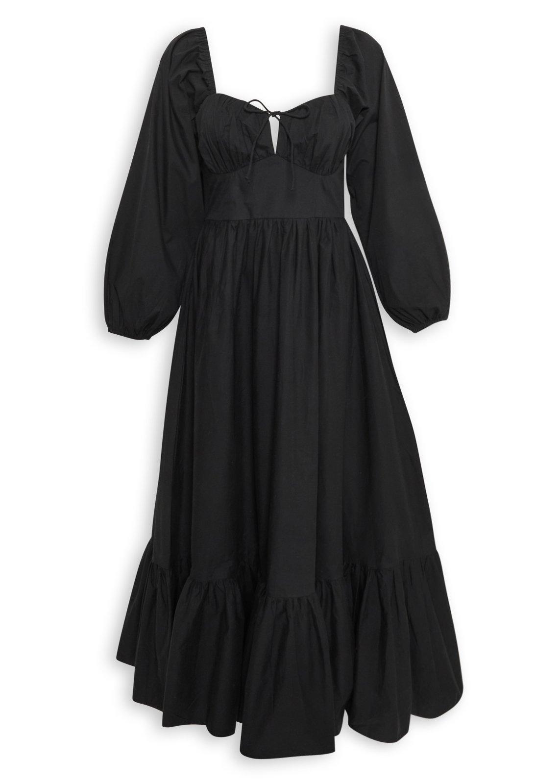 truworths ladies black dresses 3/4 Quarter Sleeve Sundress (3259614) Muriel | Black Boat-Neck 9000 Trouser Waist:32