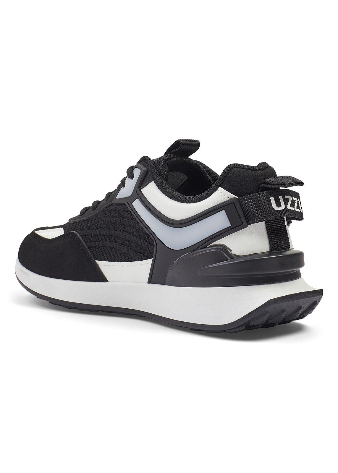 Black and Grey Runner Sneakers (3259897) | UZZI