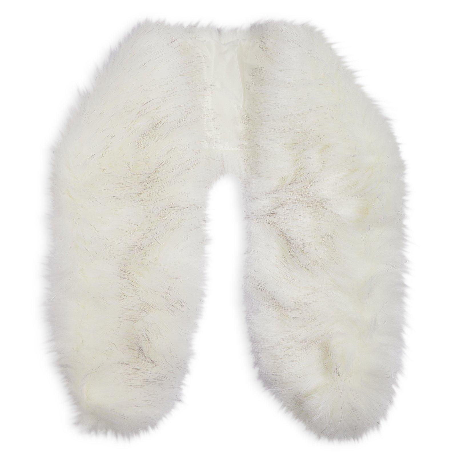 White Faux Fur Stola (3260595) | 4Flavour Accessories