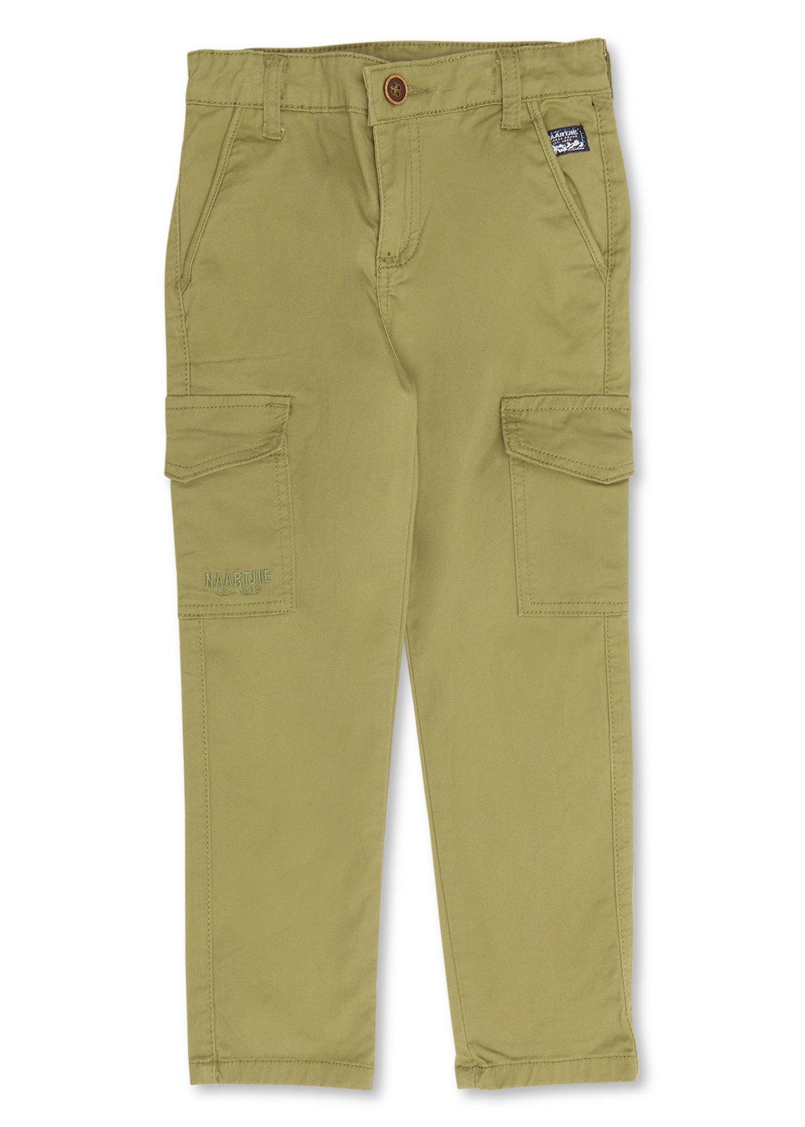 Kid Boys Green Utility Pants