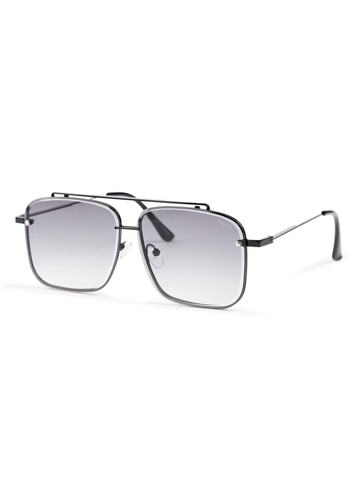 Black Square Aviator Sunglasses with Gradient Lenses | Sunglasses