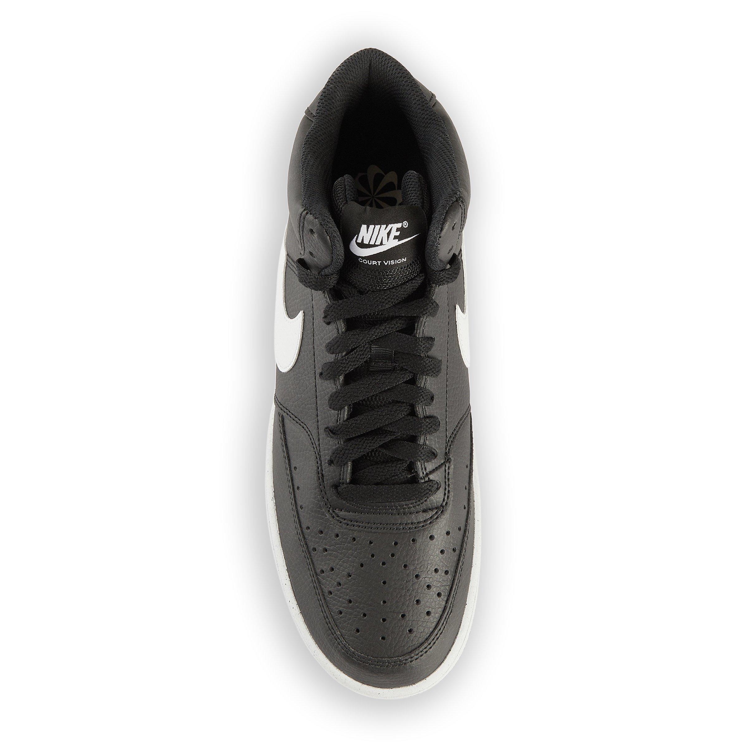 Black Court Vision Mid Next Nature Sneakers (3261576) | Nike