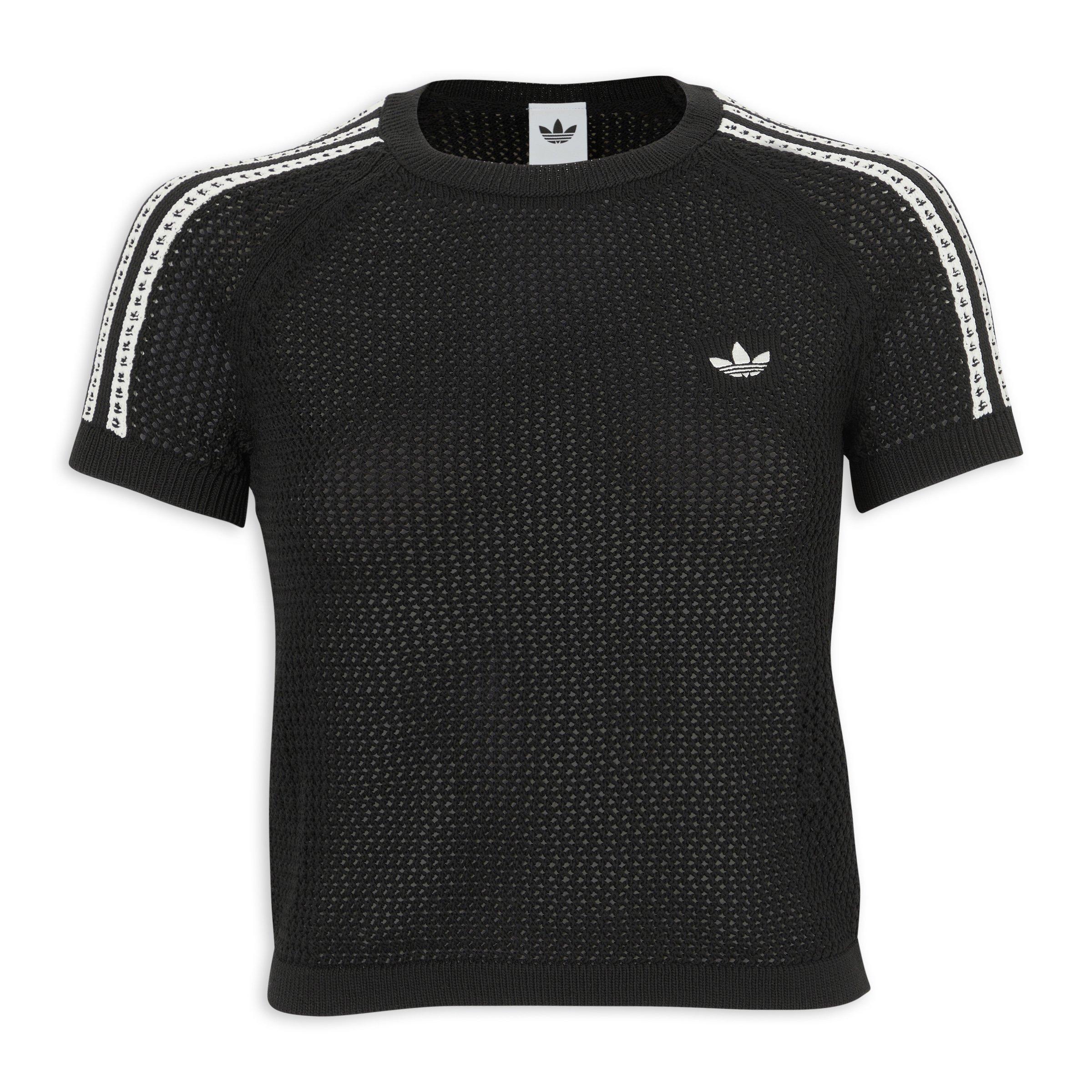 トップス WIRED White Adicolor Football Jacquard Crop Long-Sleeve Top (3210698