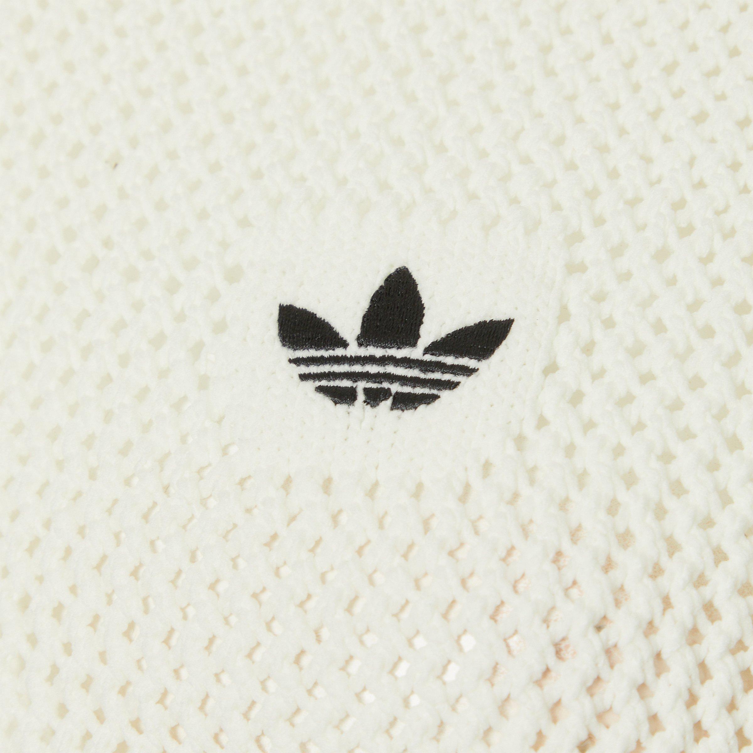 White Knitted Crochet Polo (3261807) | Adidas