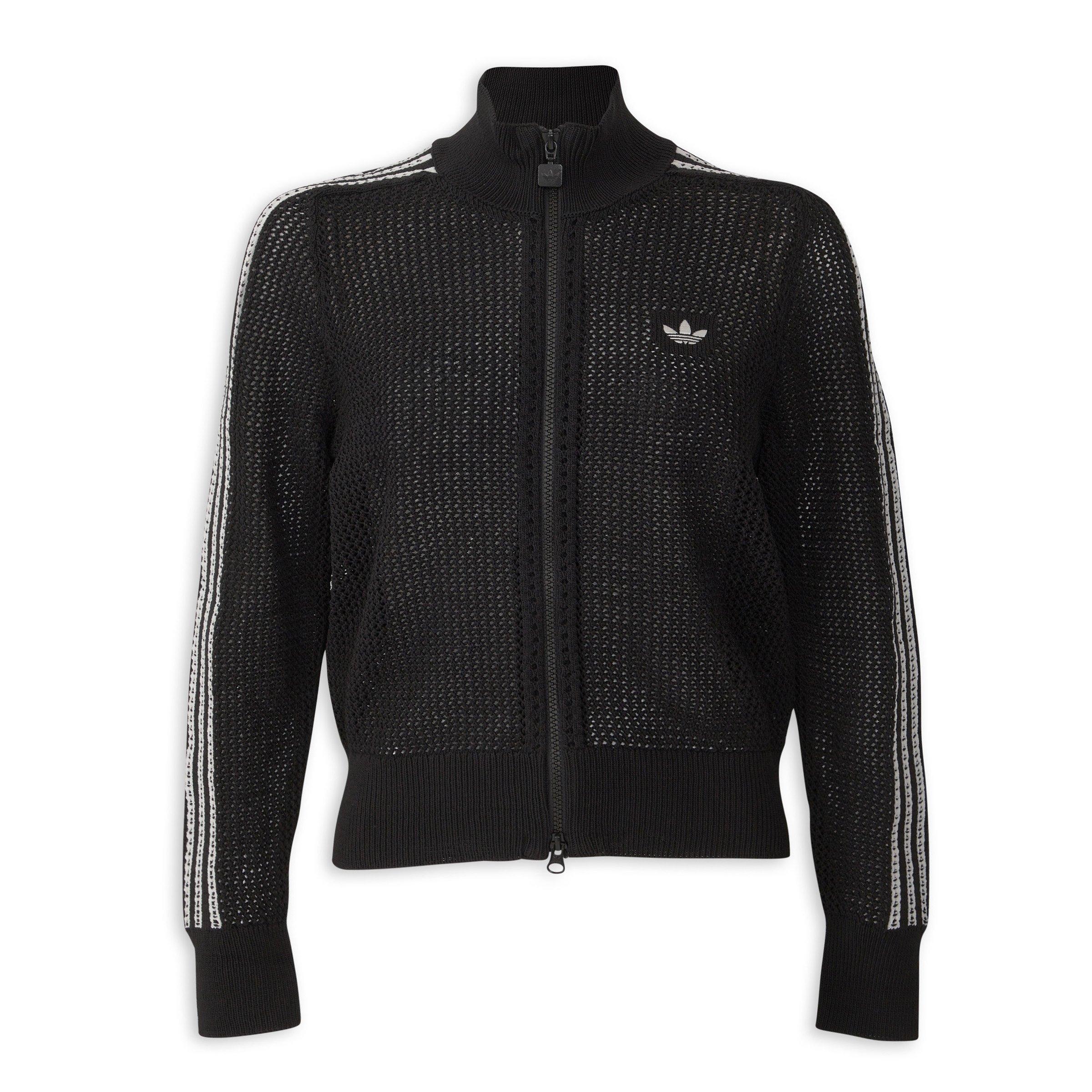 Black Knitted Crochet Firebird Track Top (3261924) | Adidas