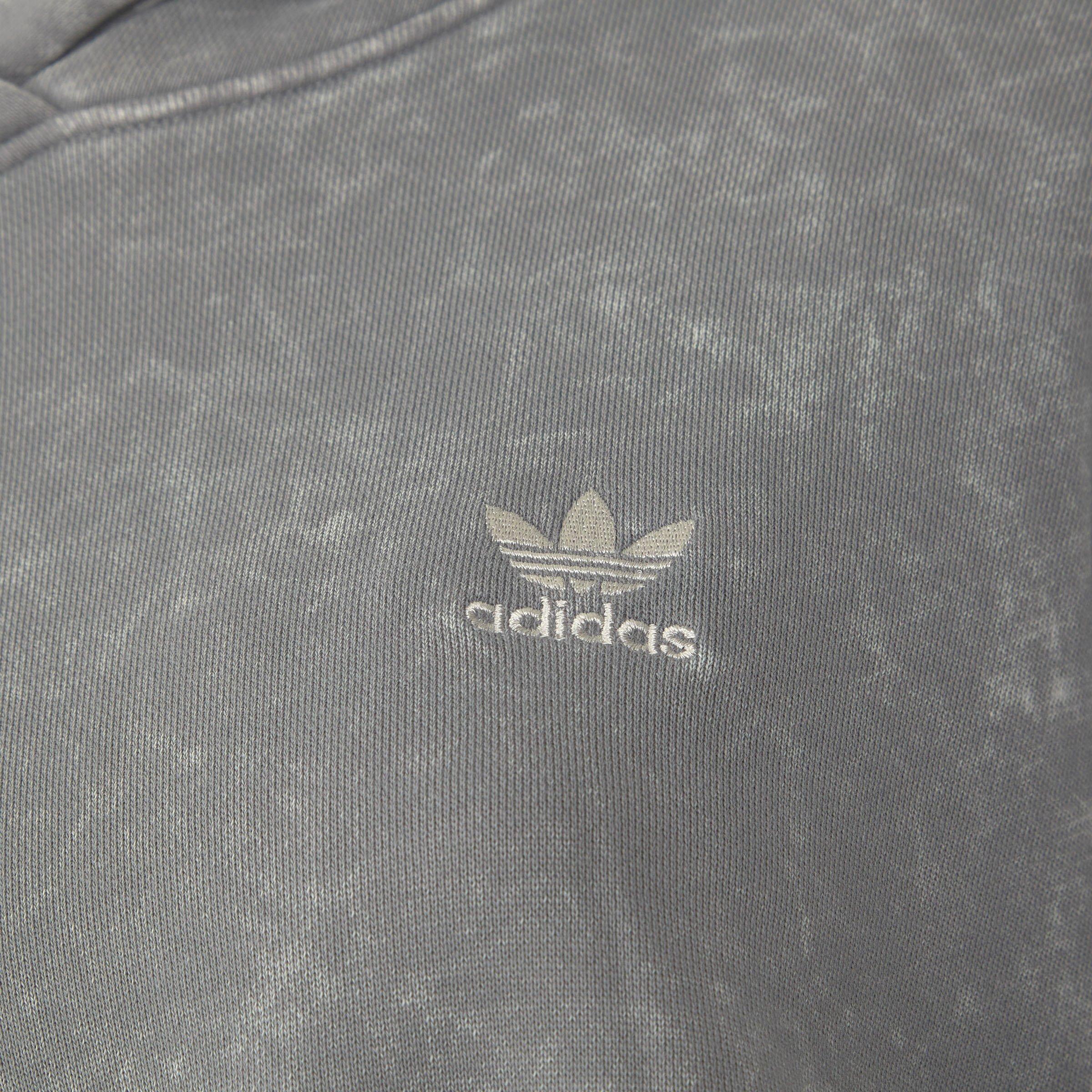 Grey Washed Cropped Hoodie (3262062) | Adidas