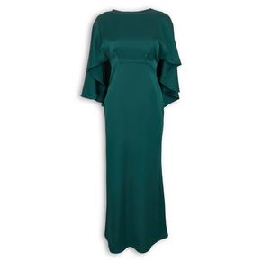 slim fit dress slacks Tucson Dress Garden Dark Green 16mm Silk Satin Strech main image 0