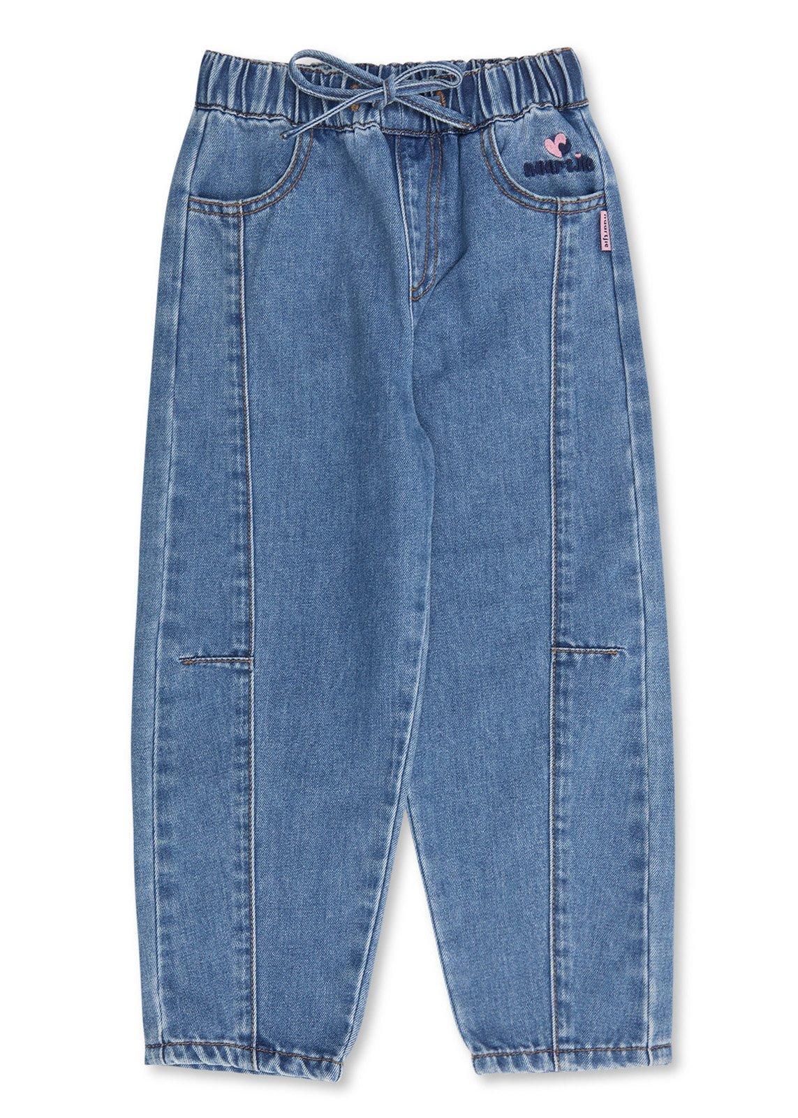 Kid Girls Indigo Barrel Jeans