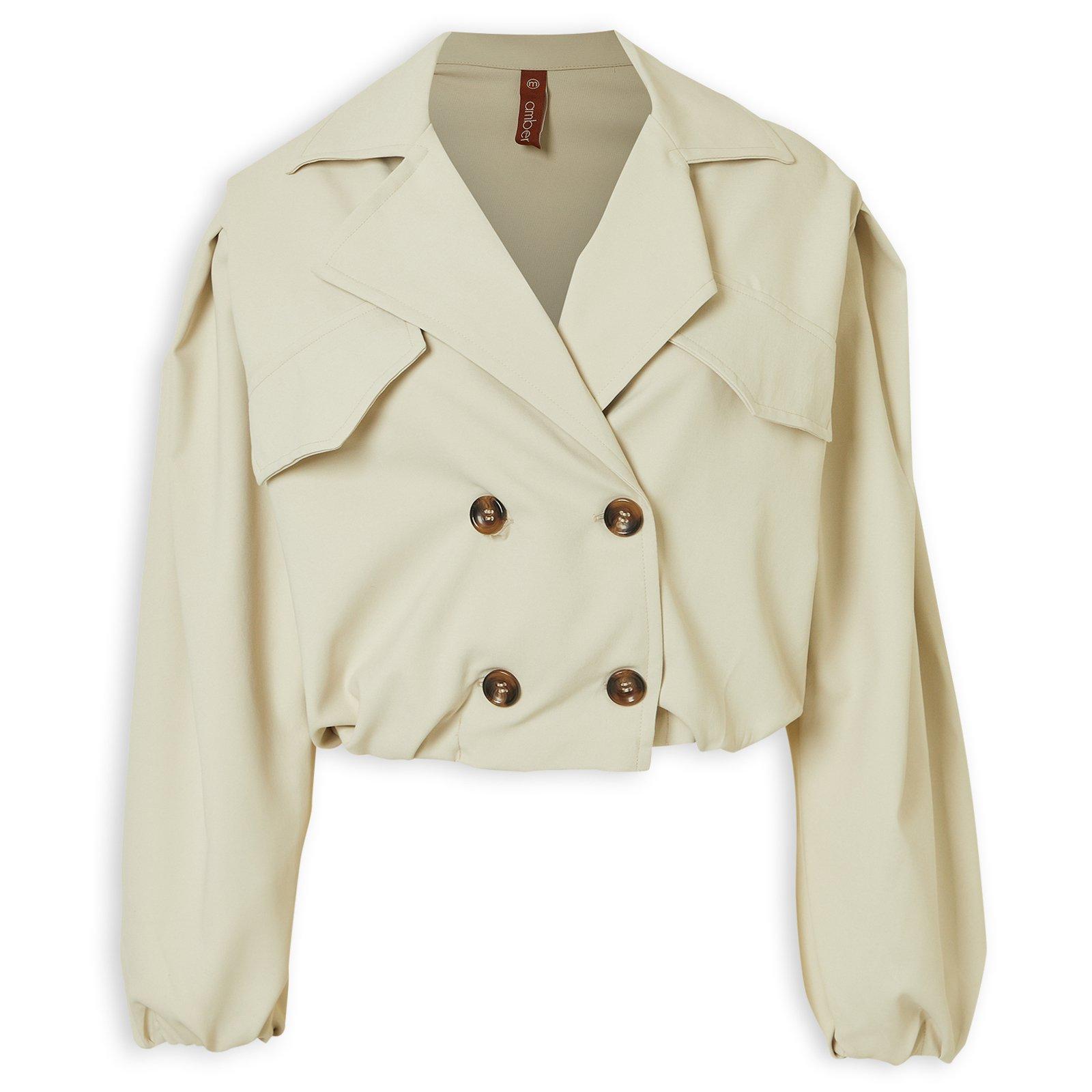 Stone Blouson Cropped Jacket (3264654) | Amber