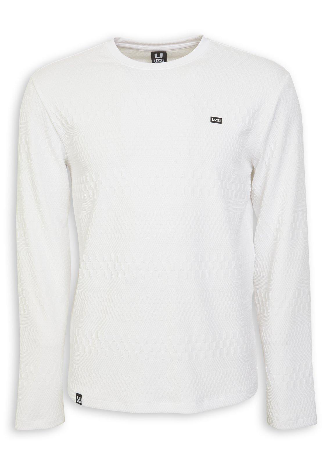 White Long Sleeve T-shirt (3264725) | UZZI