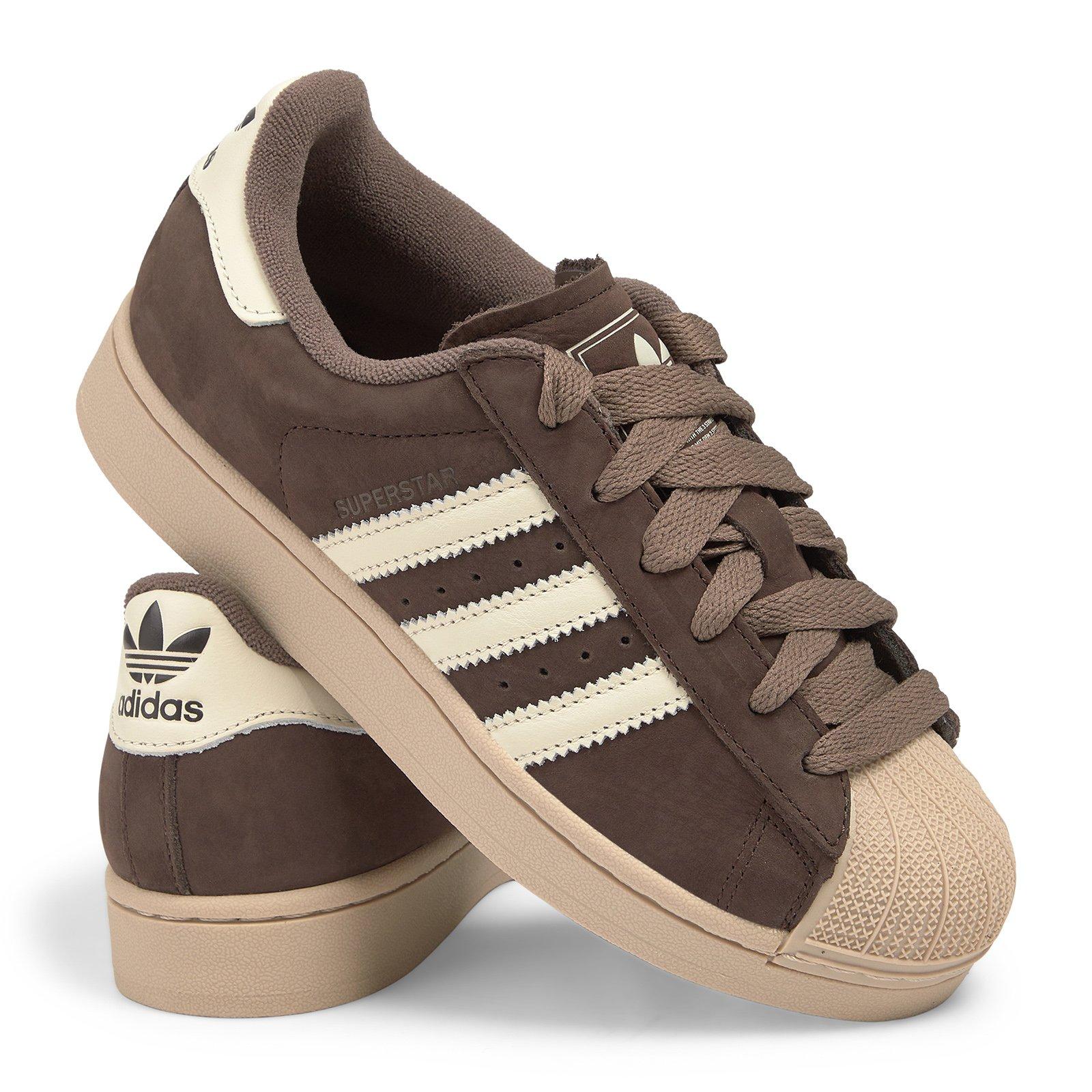 adidas gazelle silver green womens adidas - Superstar LUX MiI - Preloved Brown/Dark Brown main image 1