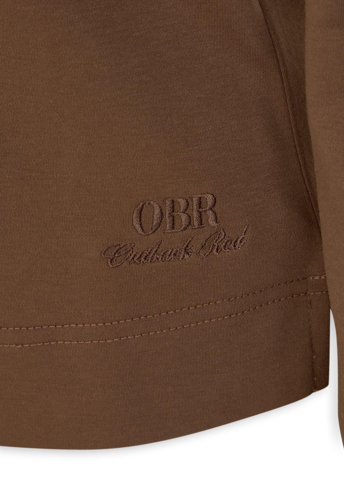 Brown 3/4 Sleeve Long Sleeve Top (3265362) | OUTBACK RED