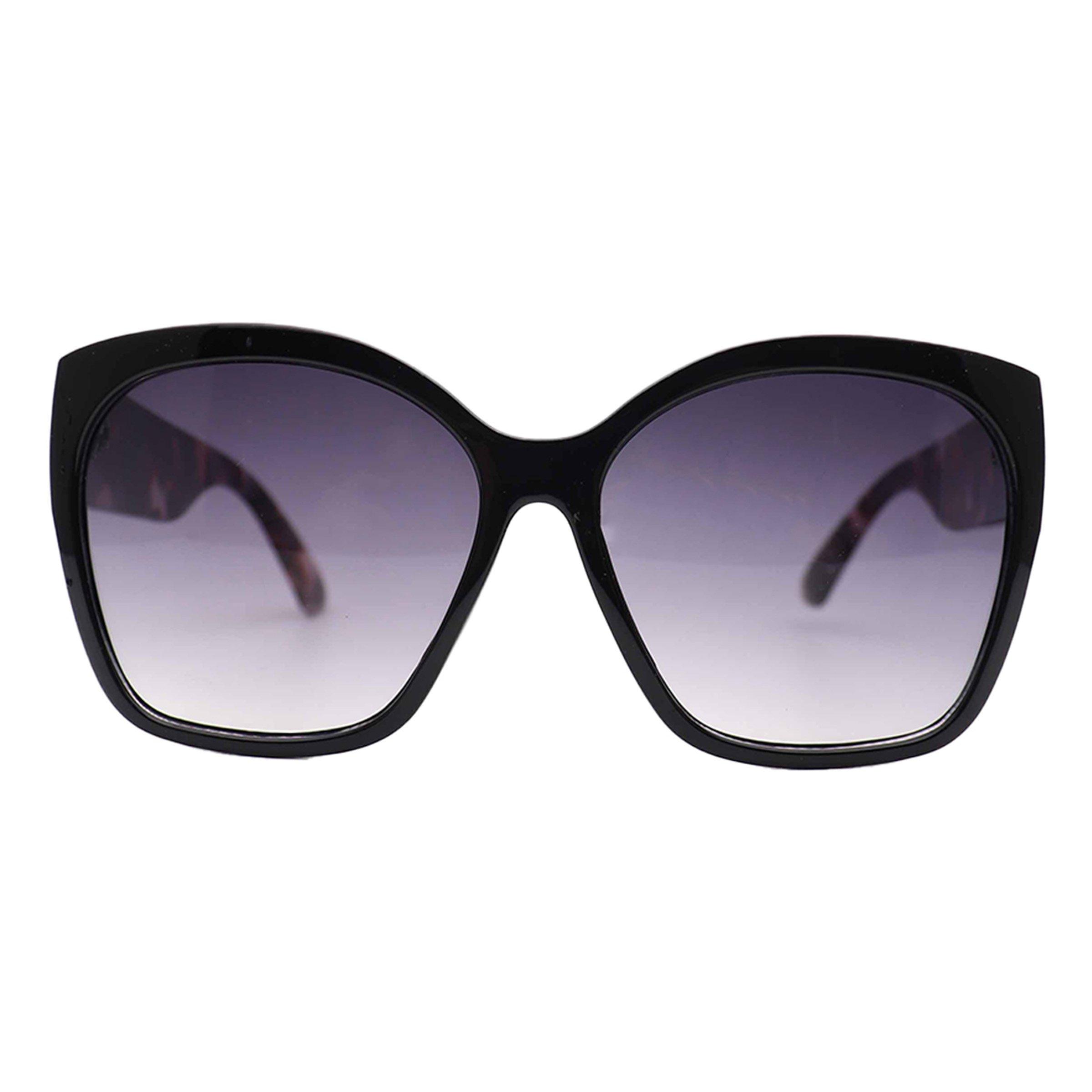 Black Tort Oversized Sunglass (3265547) | Eclipse