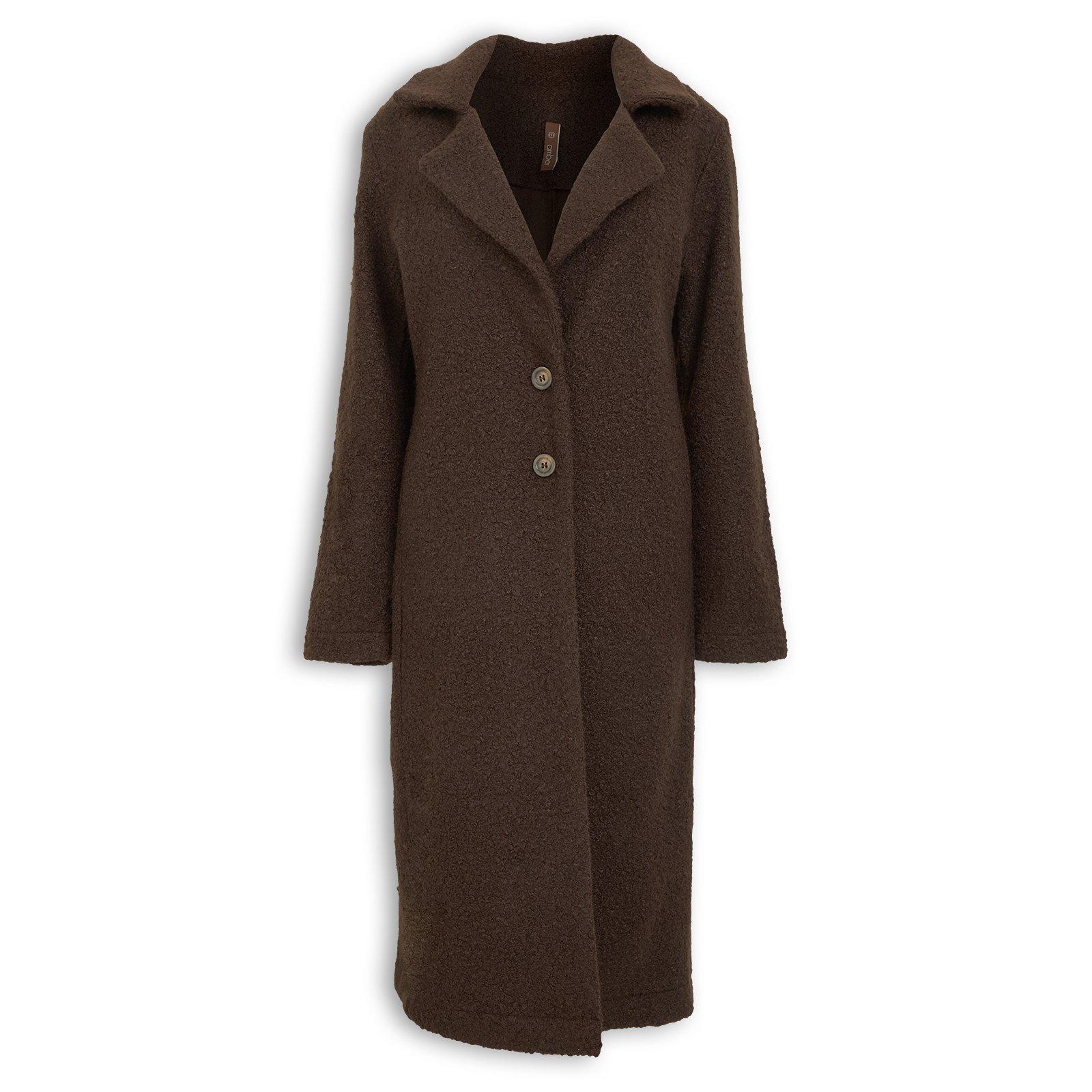 Chocolate Brown Coat (3265568) | Amber