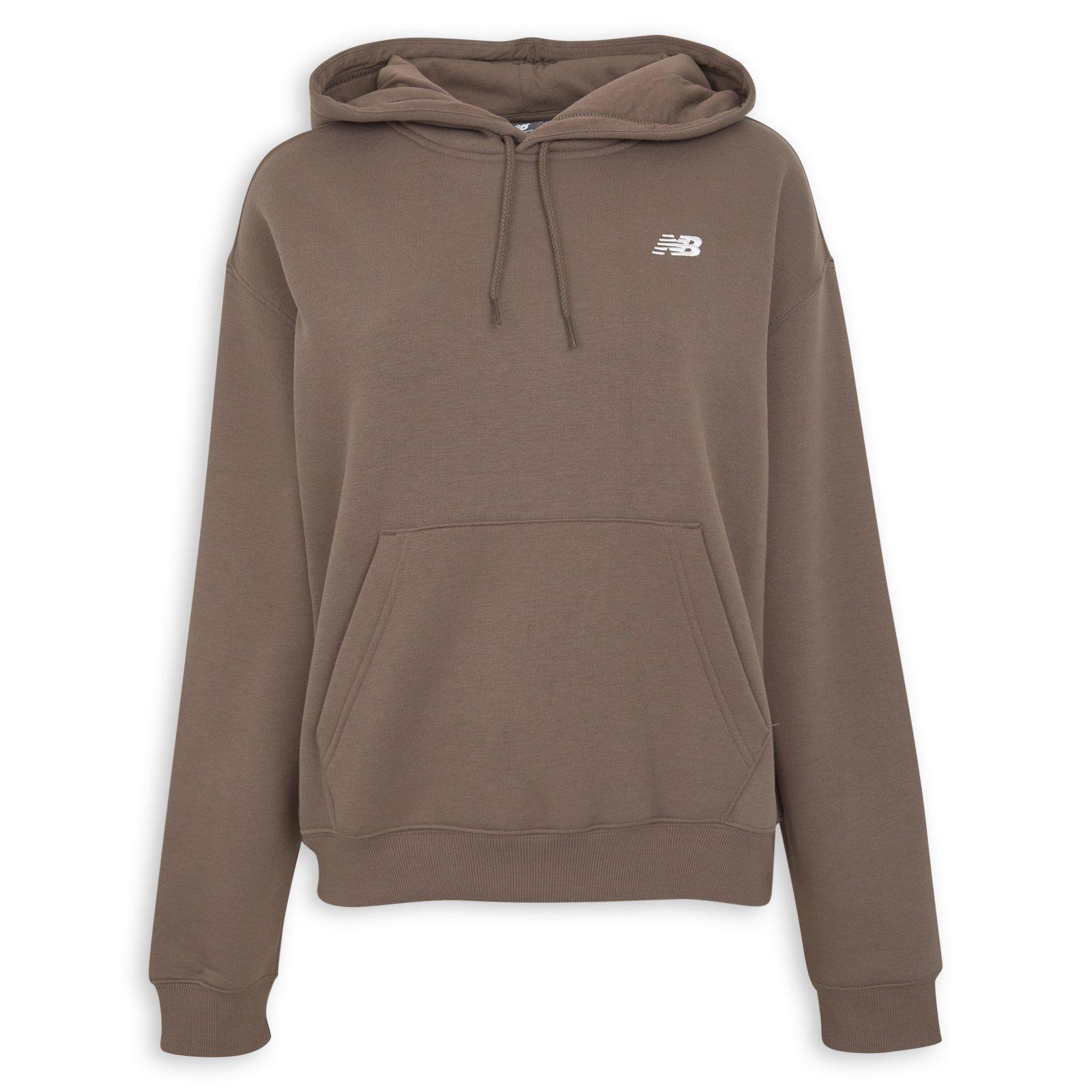 Brown Brushed Fleece Hoodie (3266147) | New Balance