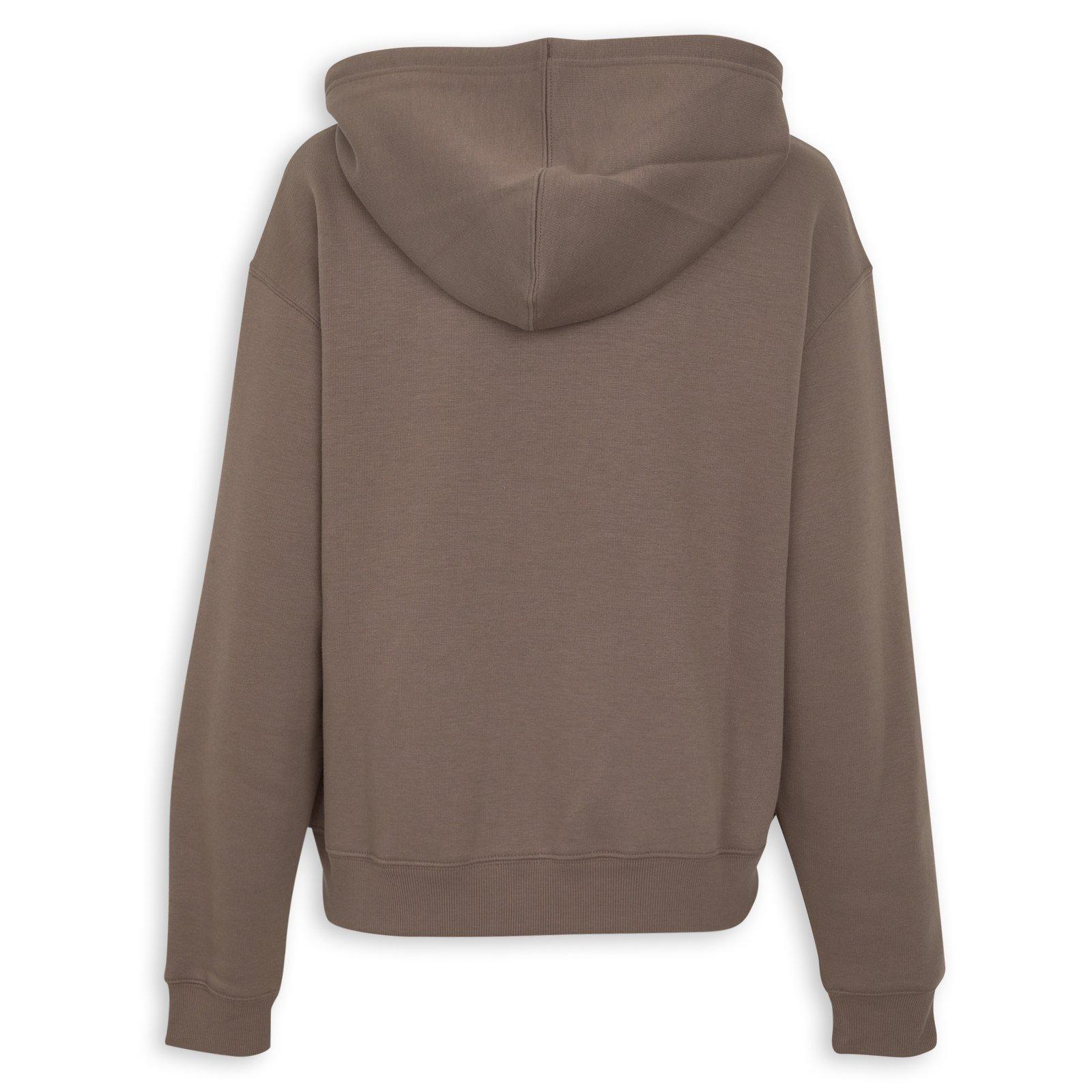 Brown Brushed Fleece Hoodie (3266147) | New Balance