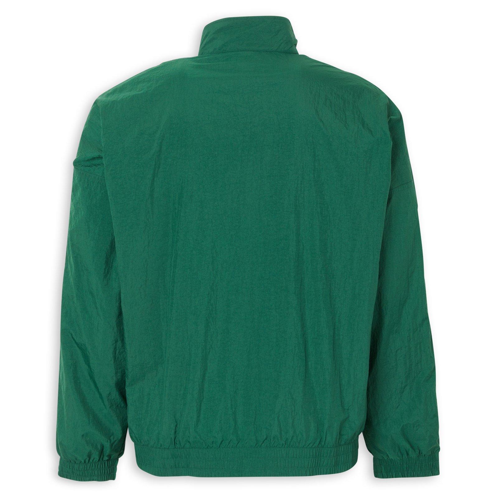 Green Archive Blocked Track Top (3266215) | Adidas