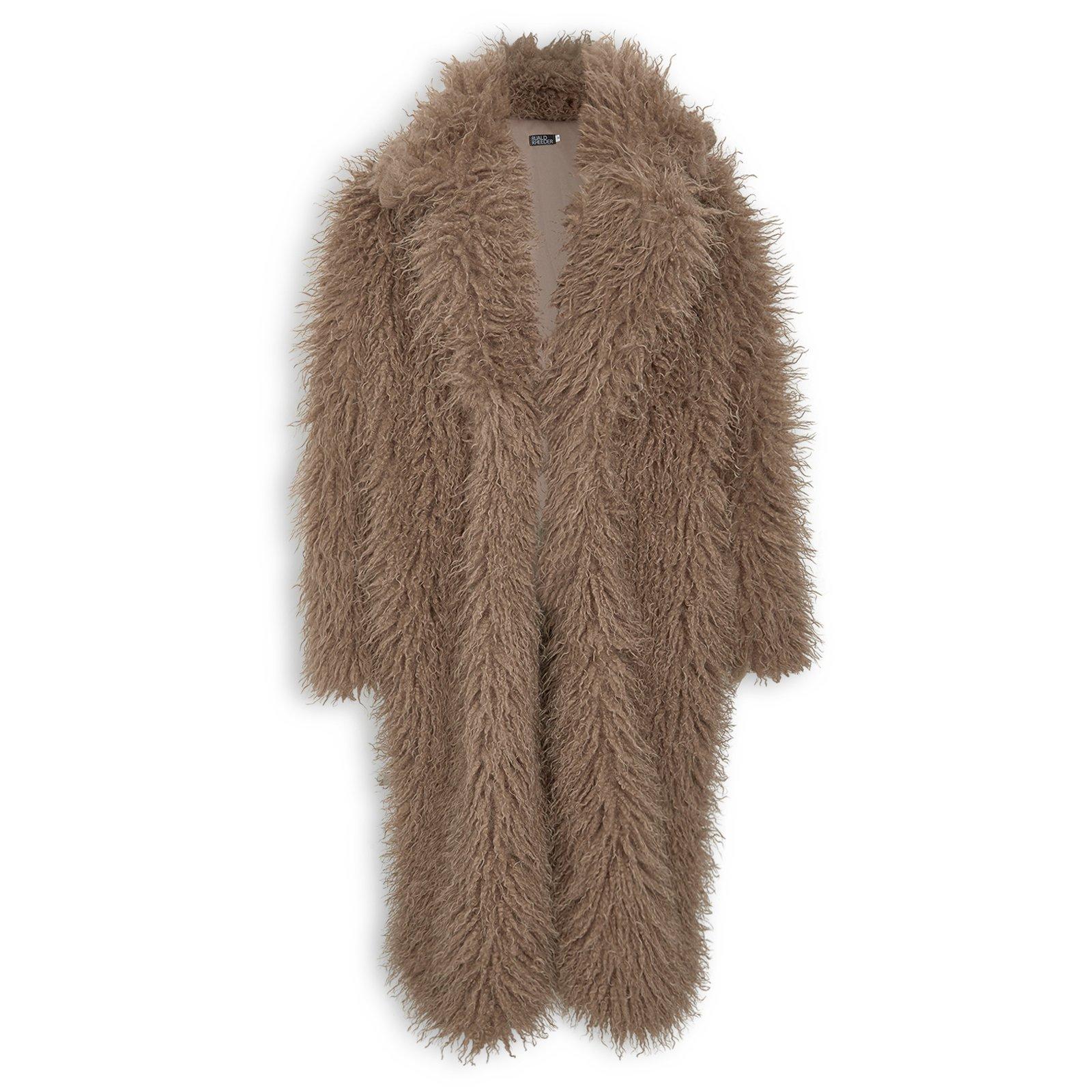 Camel Poodle Coat (3266589) | Ruald Rheeder Ladies