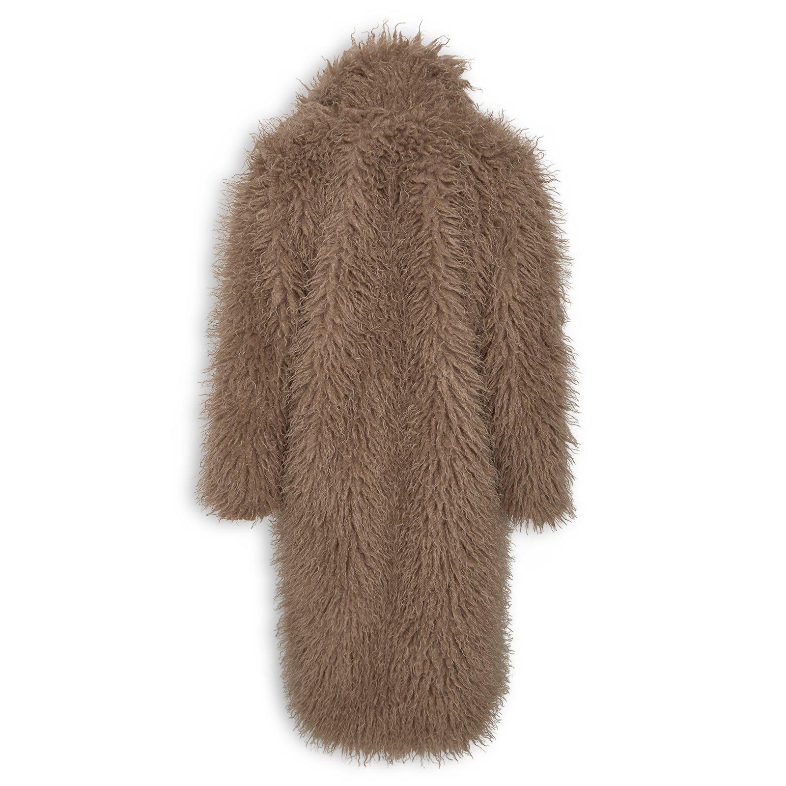 【MAISON MARBLE】Poodle Fur Coat Camel Poodle Coat (3266589) | Ruald Rheeder Ladies