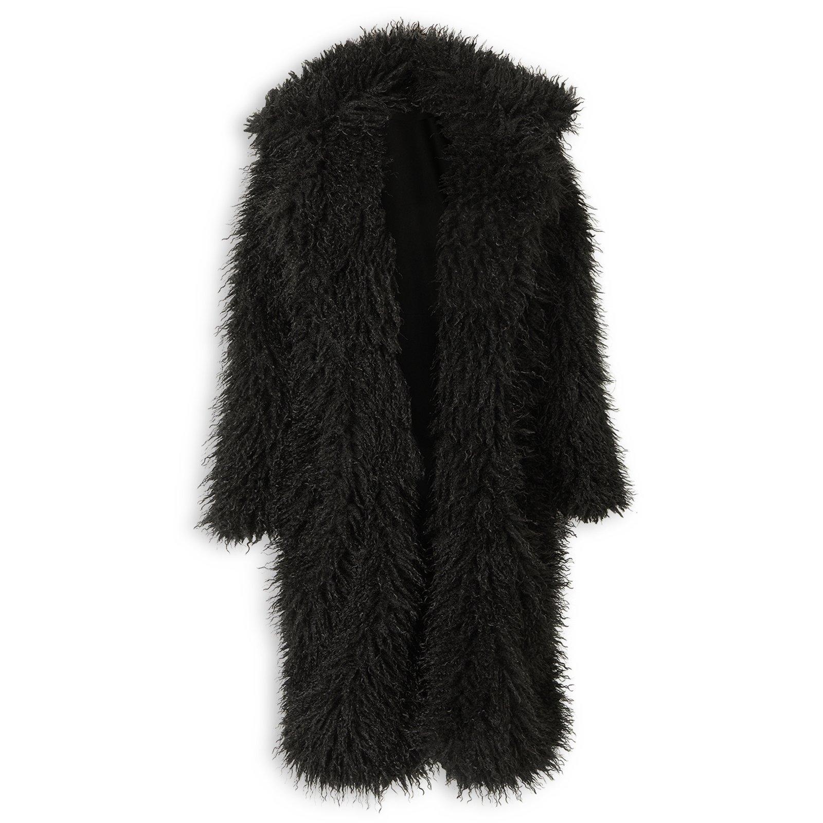 Black Faux Fur Coat (3266590) | Ruald Rheeder Ladies