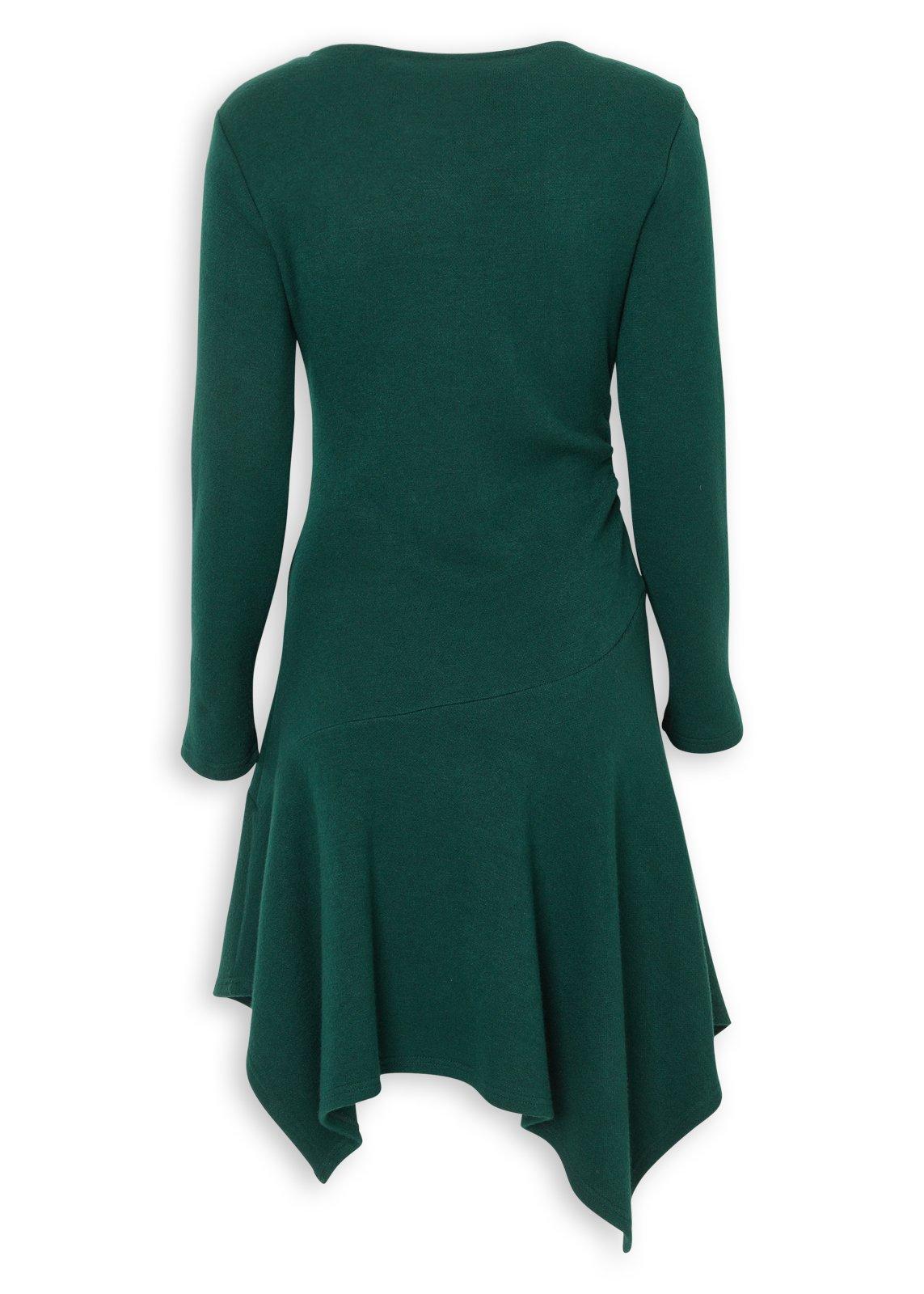 emerald green knit dress Entro Cable Knit Sweater Dress main image 0