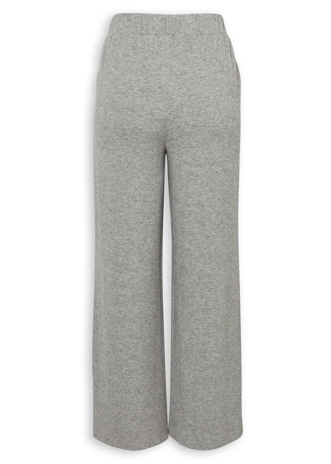 Grey Wide Leg Knit Pants (3266769) | Earthaddict