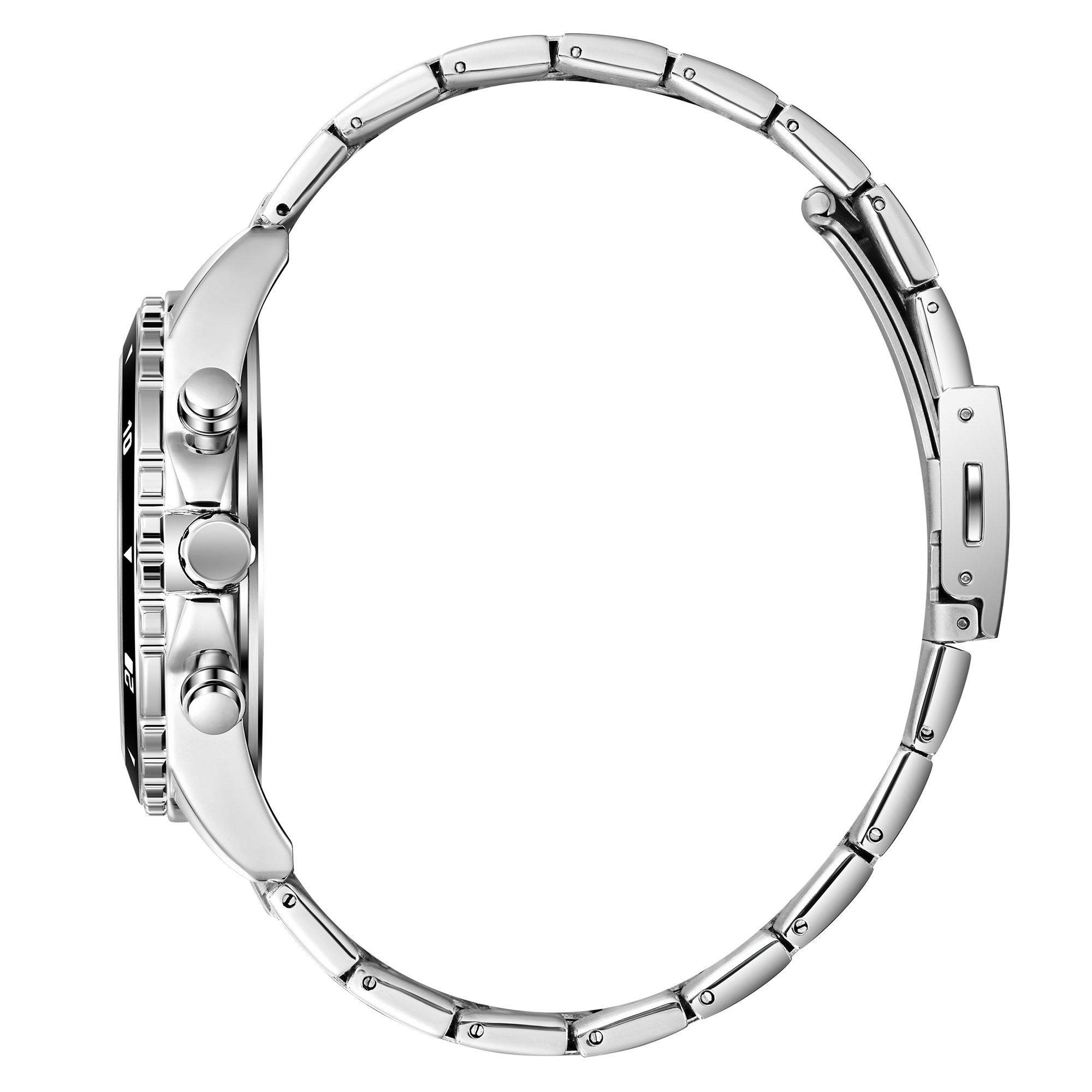 Silver and Black Metal Watch (3266958) | Lee Cooper
