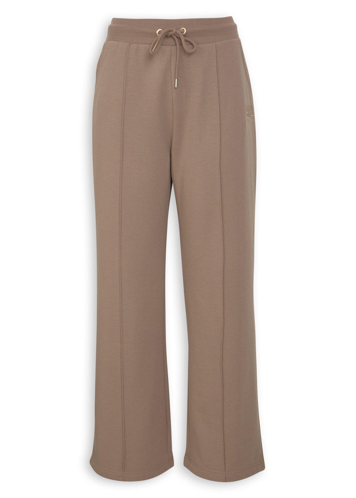 Camel Pinched Seam Wide Leg Sweat Pants (3267018) | OUTBACK RED Sport